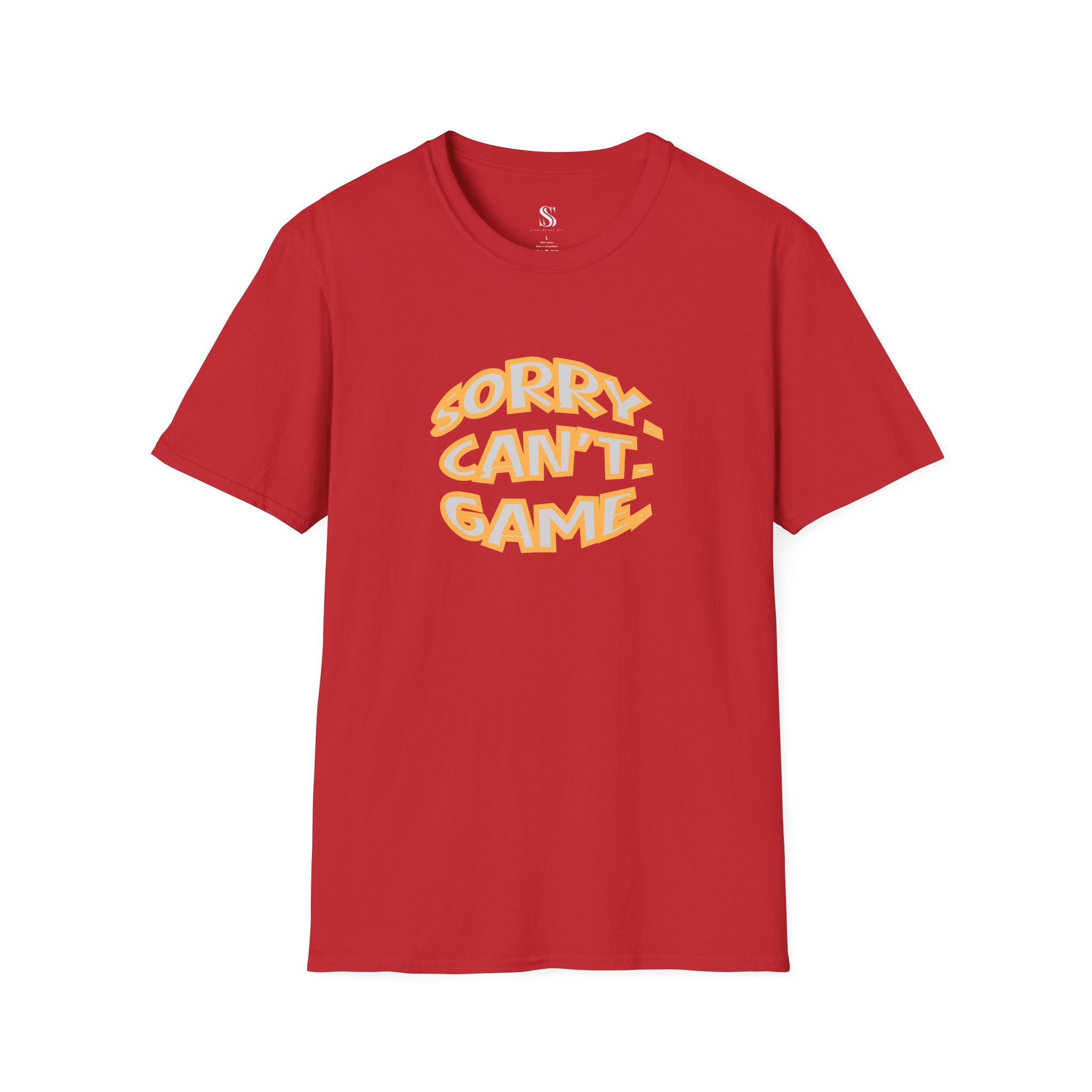 Men's "Sorry. Can't. Game." Retro Tee