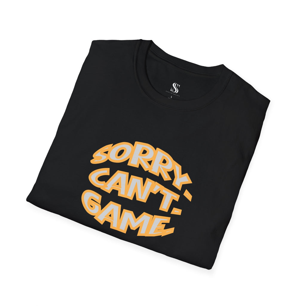 Men's "Sorry. Can't. Game." Retro Tee