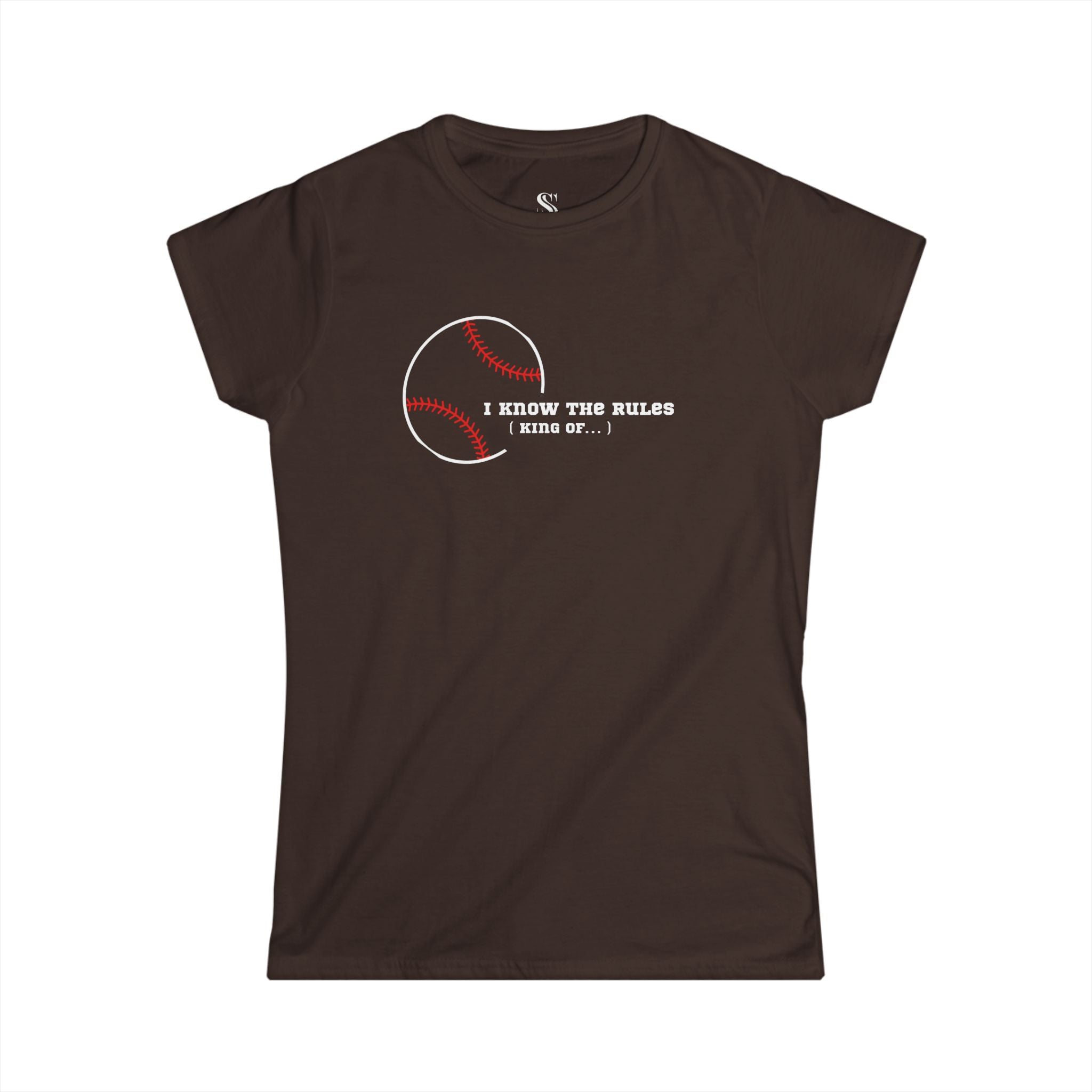 Women’s "I Know the Rules" Baseball Tee