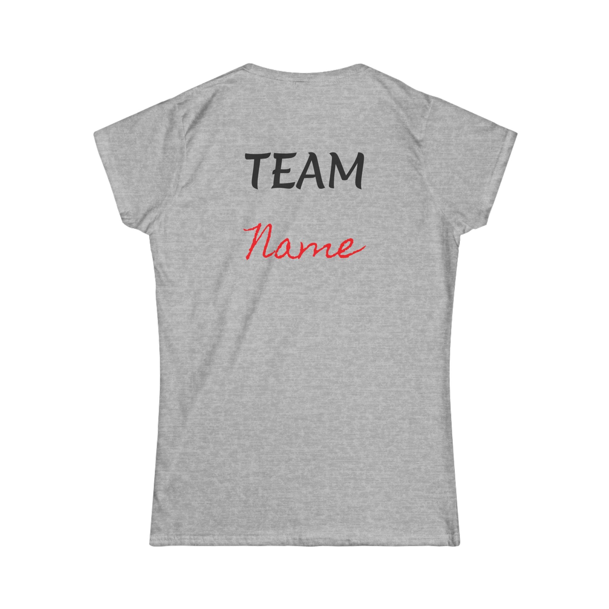 Women's Personalized Team "Name" Tee