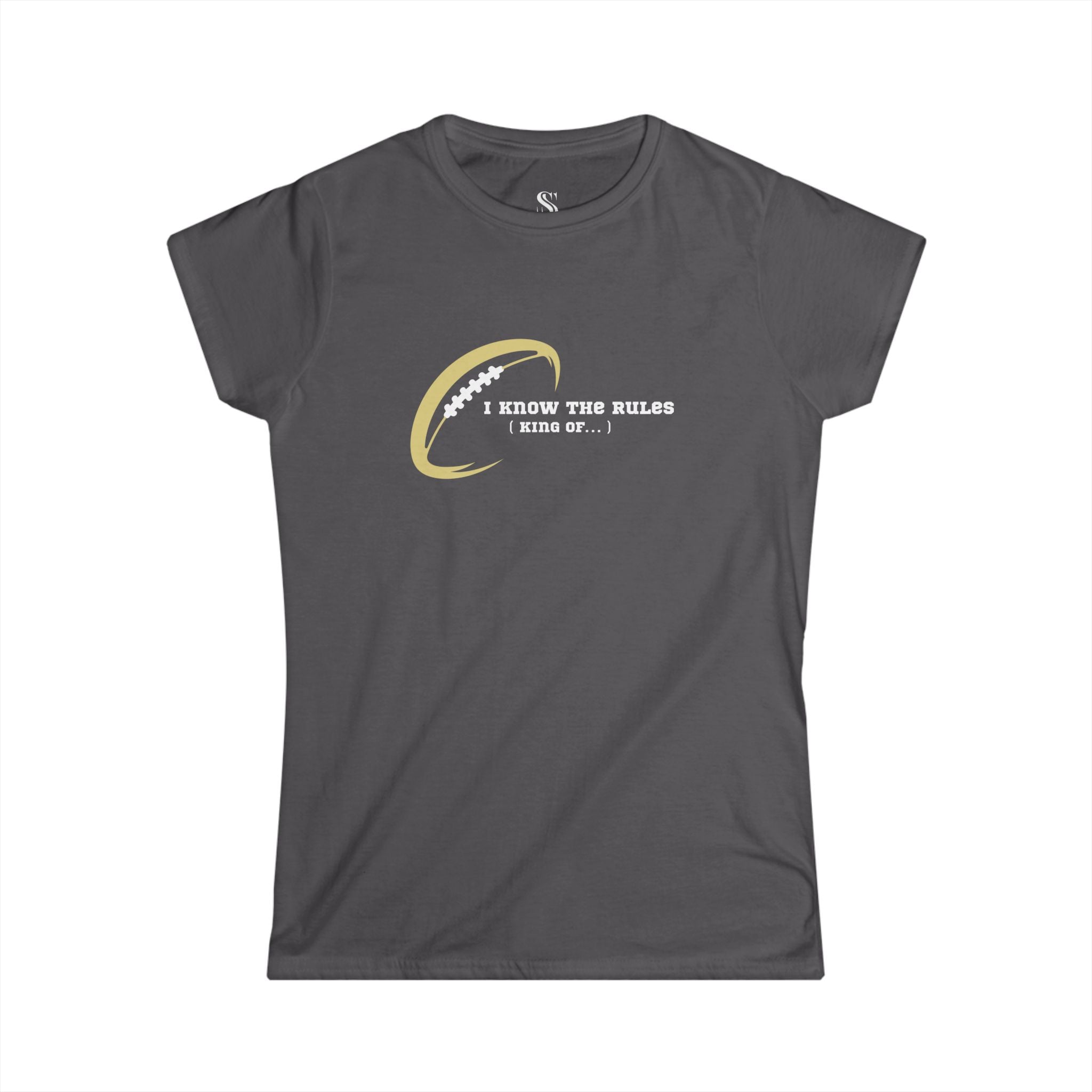 Women's "I Know the Rules" Football Tee