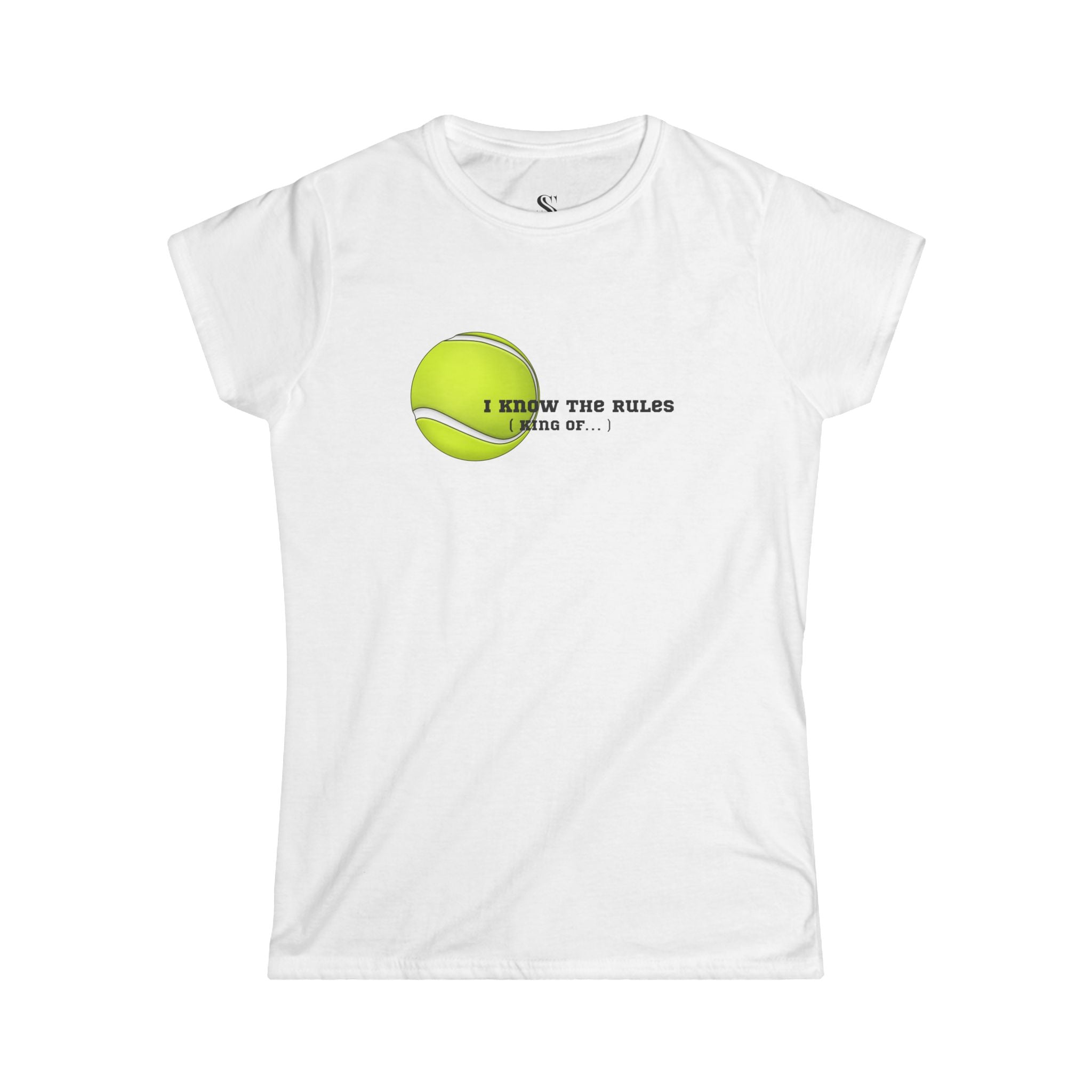 Women's "I Know the Rules" Tennis Tee