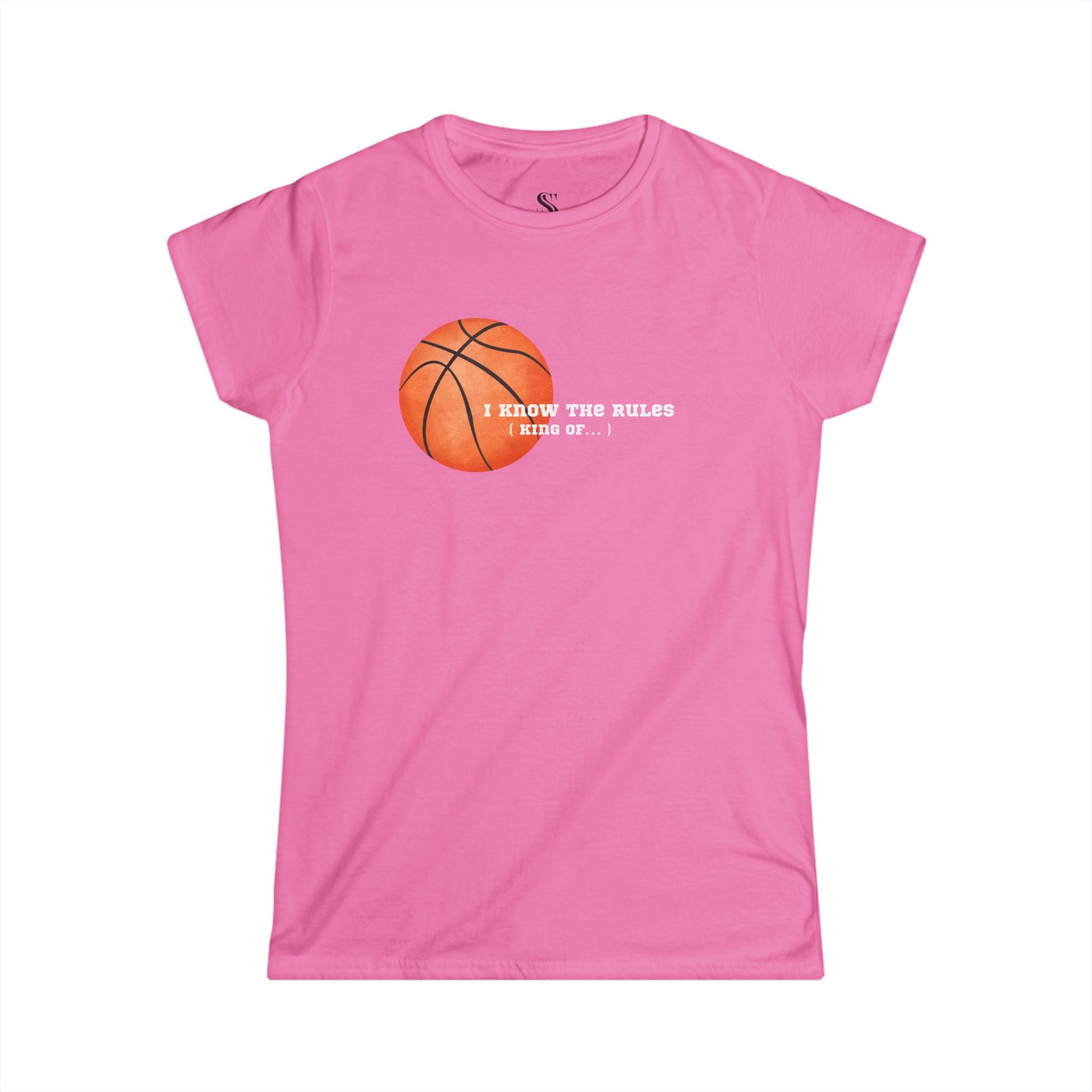 Women's "I Know the Rules" Basketball Tee