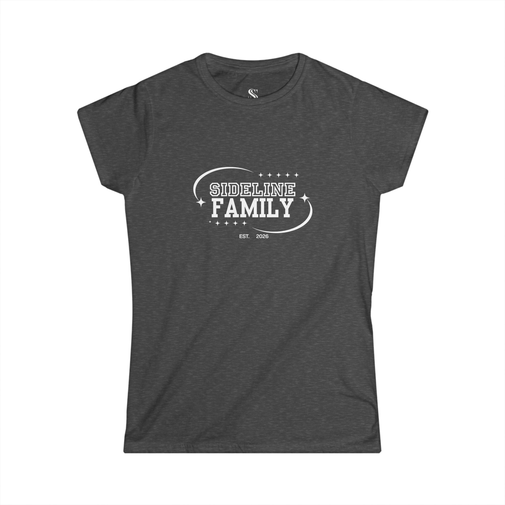 Women's "Sideline Family" Personalized Name & Number Tee