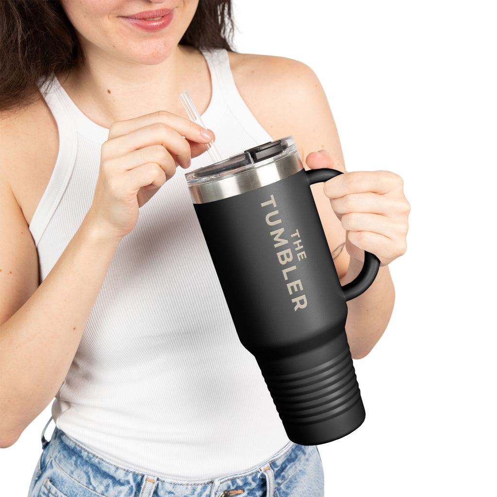 Sideline 40oz. Stainless Insulated Tumbler w/ Straw