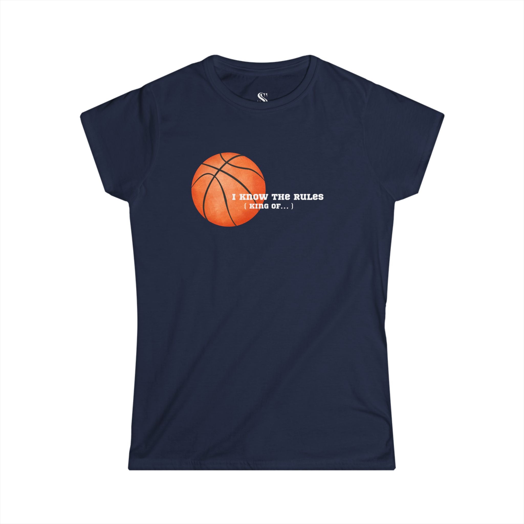 Women's "I Know the Rules" Basketball Tee
