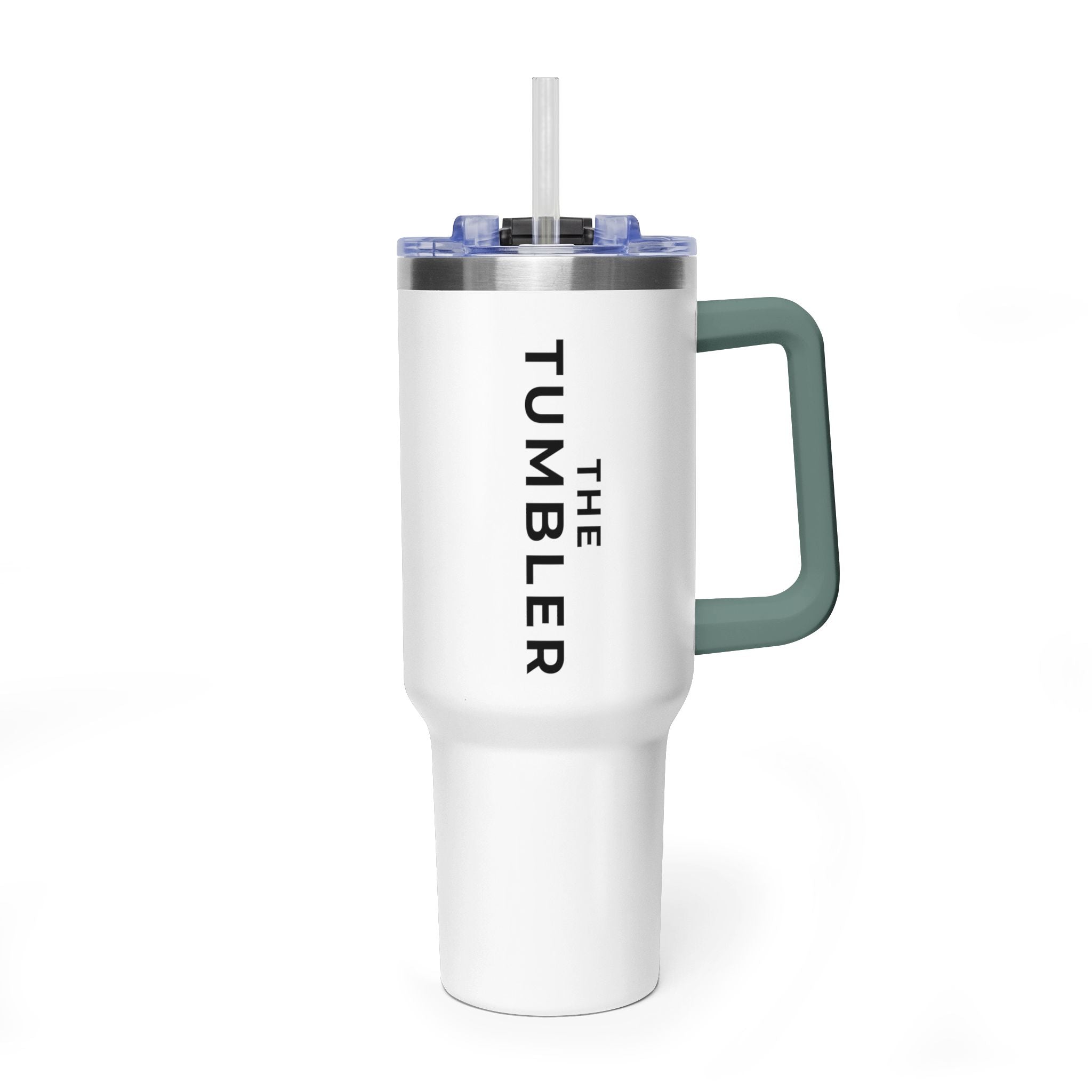 SS 40oz Stainless Steel "The Tumbler" w/ Straw