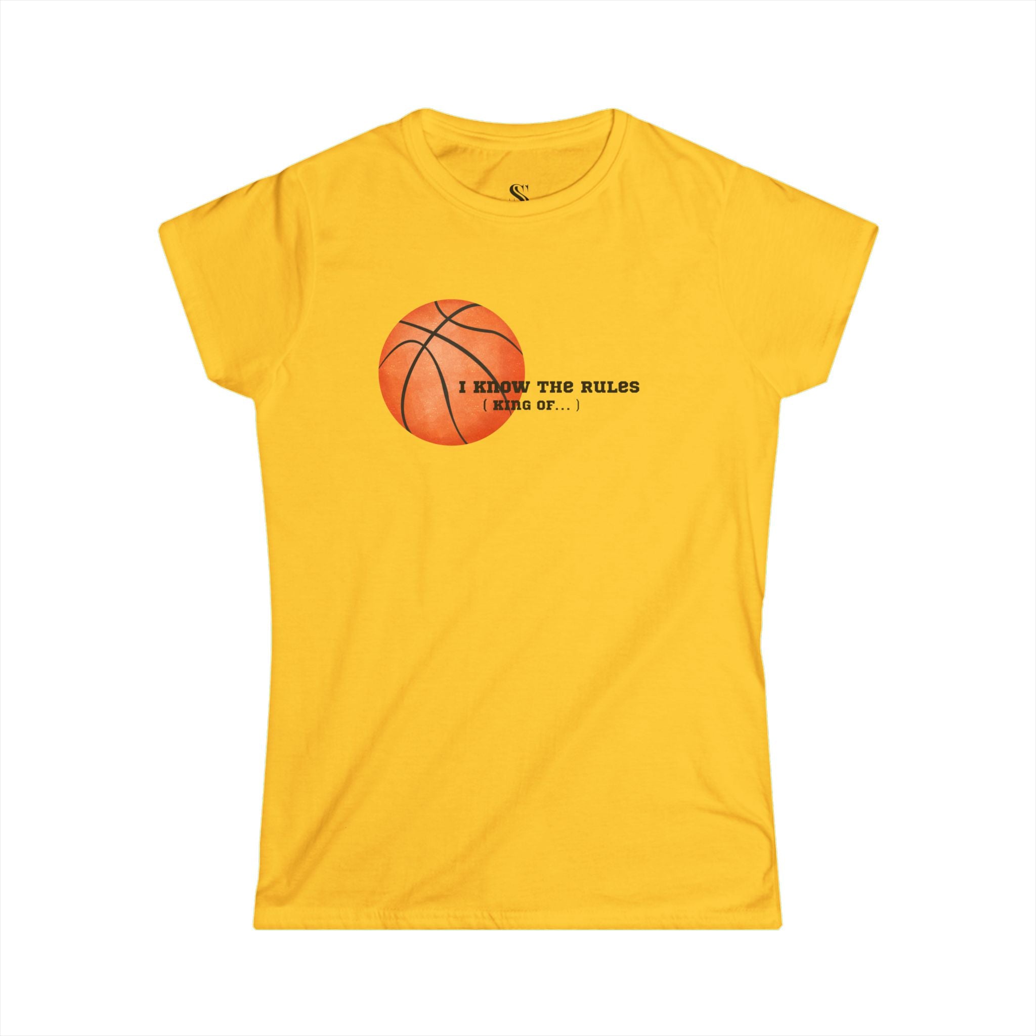 Women's "I Know the Rules" Basketball Tee