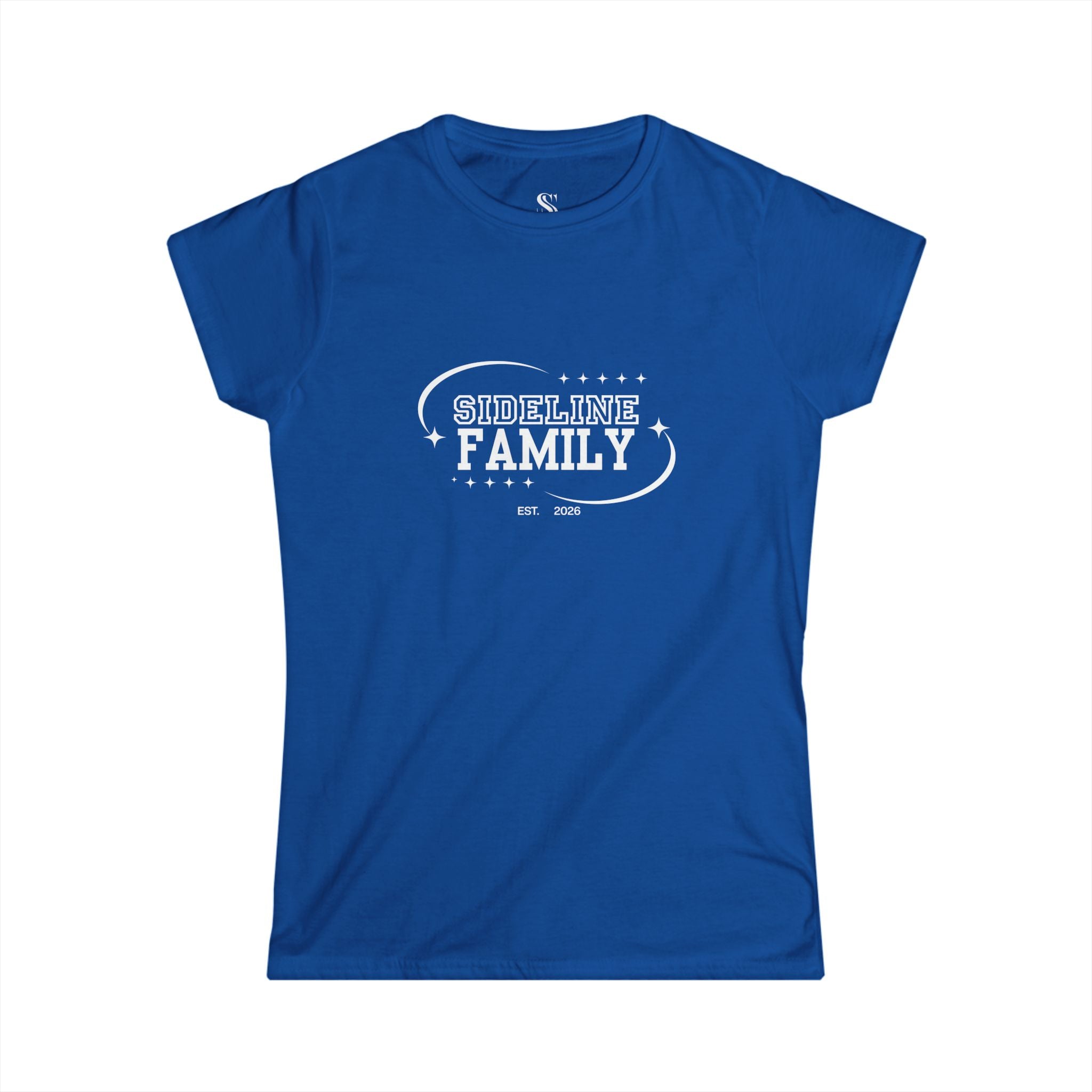 Women's "Sideline Family" Personalized Name & Number Tee