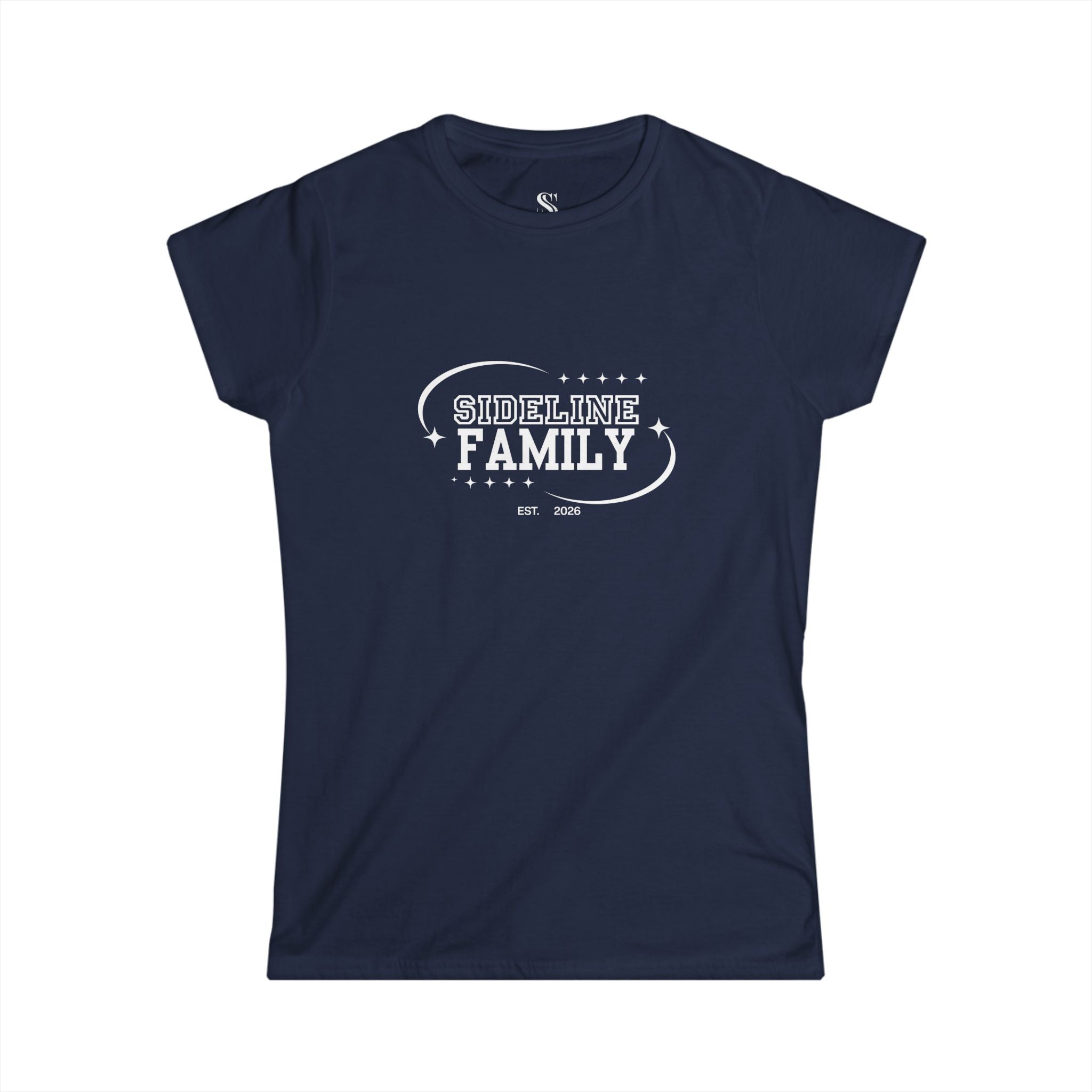 Women's "Sideline Family" Personalized Name & Number Tee
