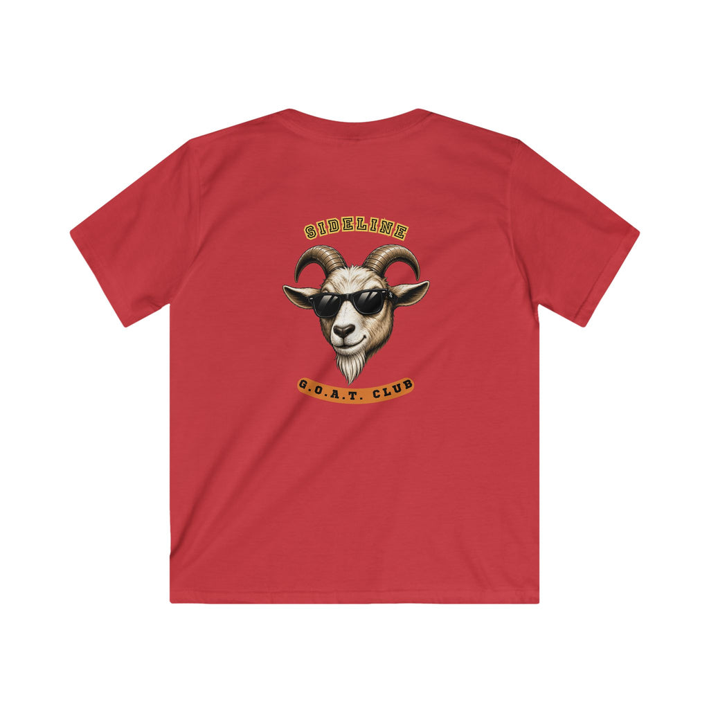Children's "Sideline G.O.A.T. Club" Graphic Tee