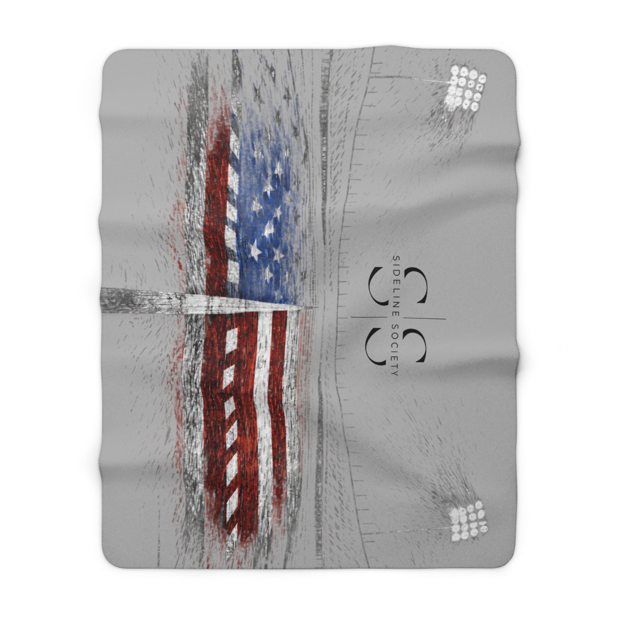 USA Stadium Sherpa Fleece Blanket