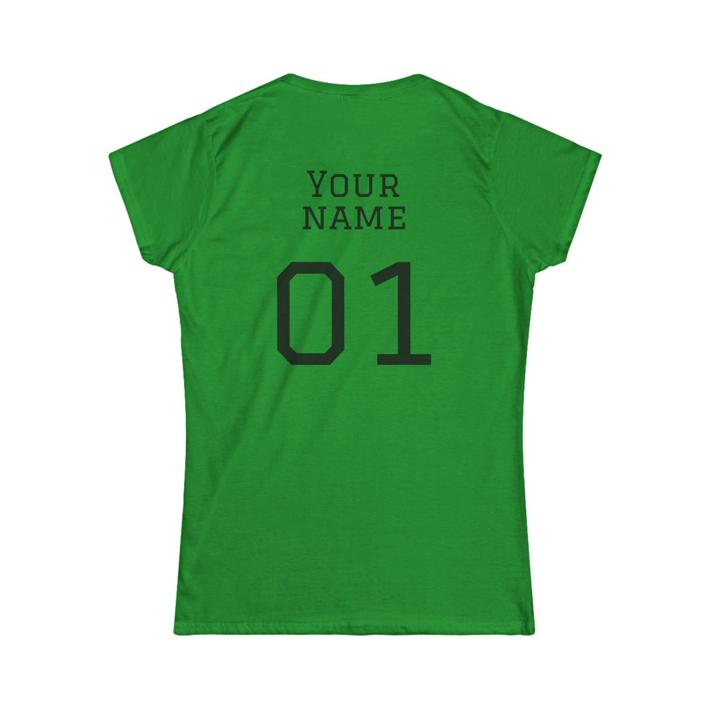 Women's "Sideline Family" Personalized Name & Number Tee