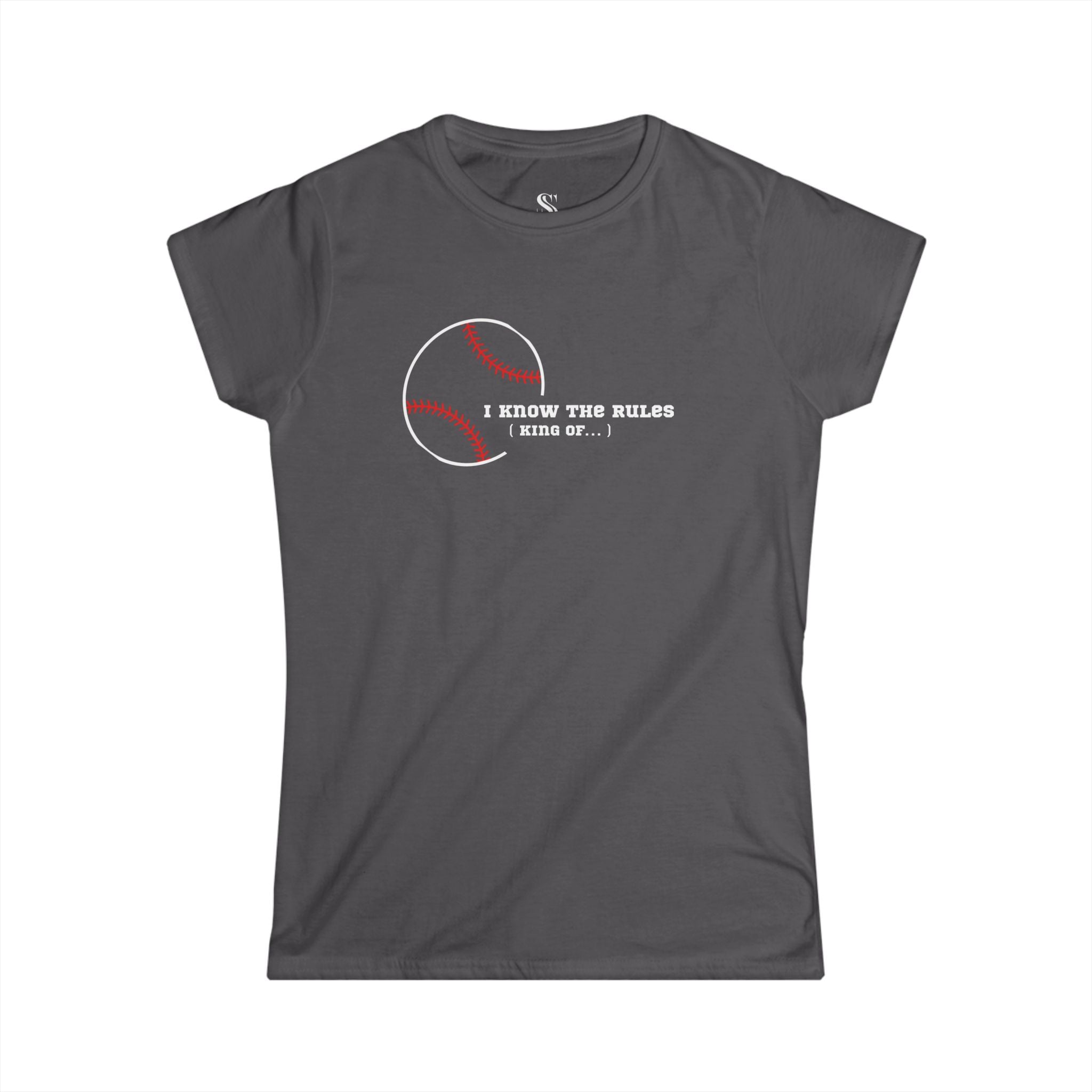 Women’s "I Know the Rules" Baseball Tee