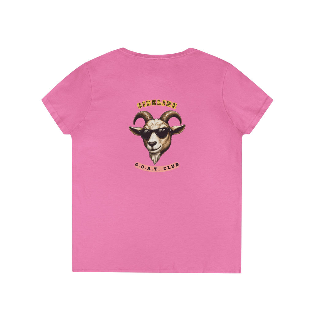 Women's "Sideline G.O.A.T. Club" V-Neck