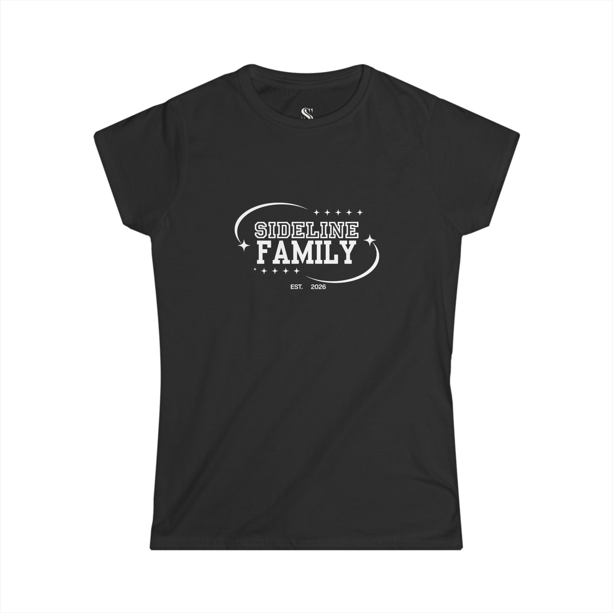 Women's "Sideline Family" Personalized Name & Number Tee
