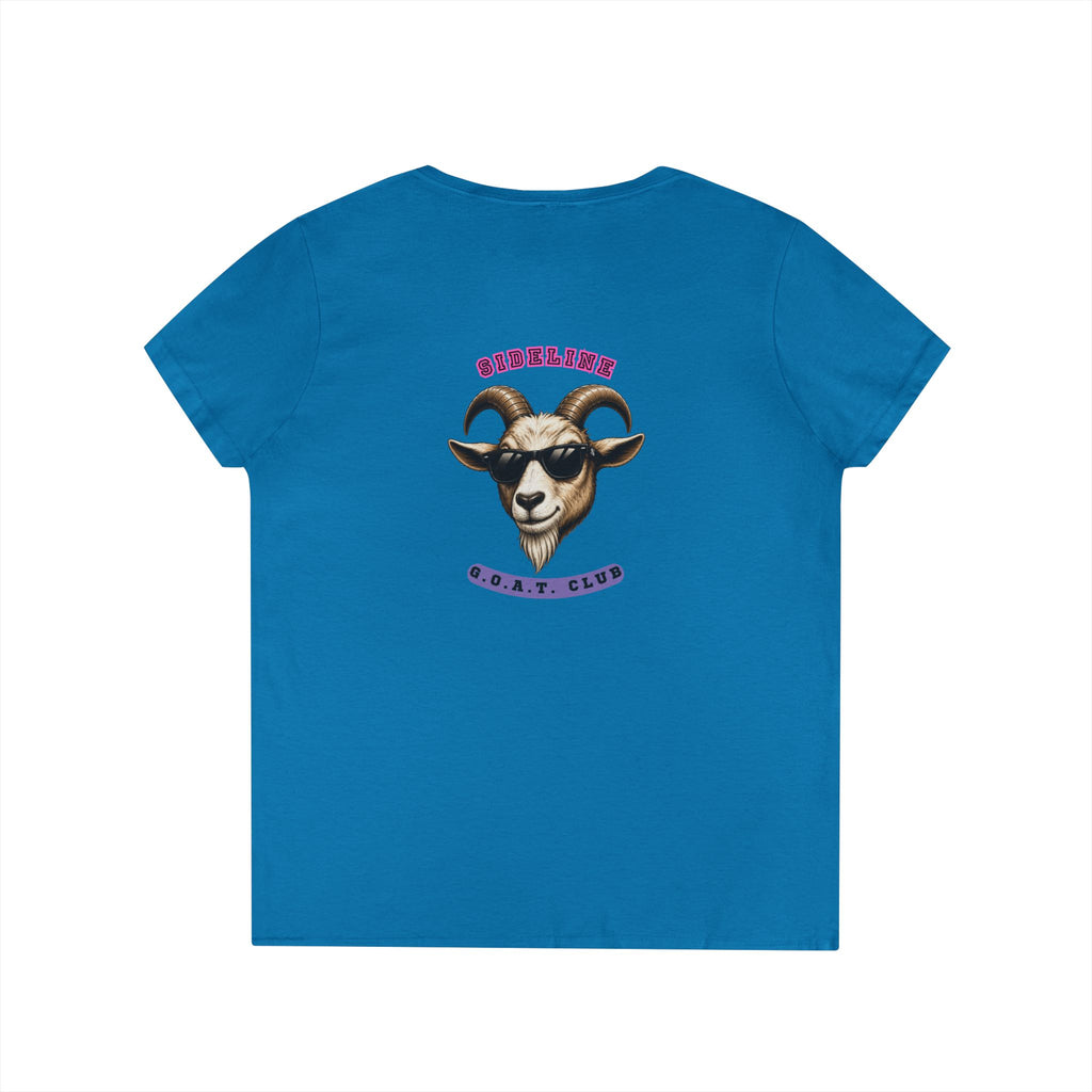 Women's "Sideline G.O.A.T. Club" V-Neck