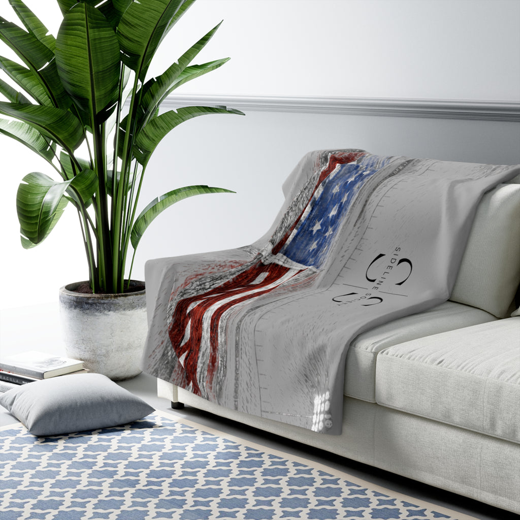 USA Stadium Sherpa Fleece Blanket
