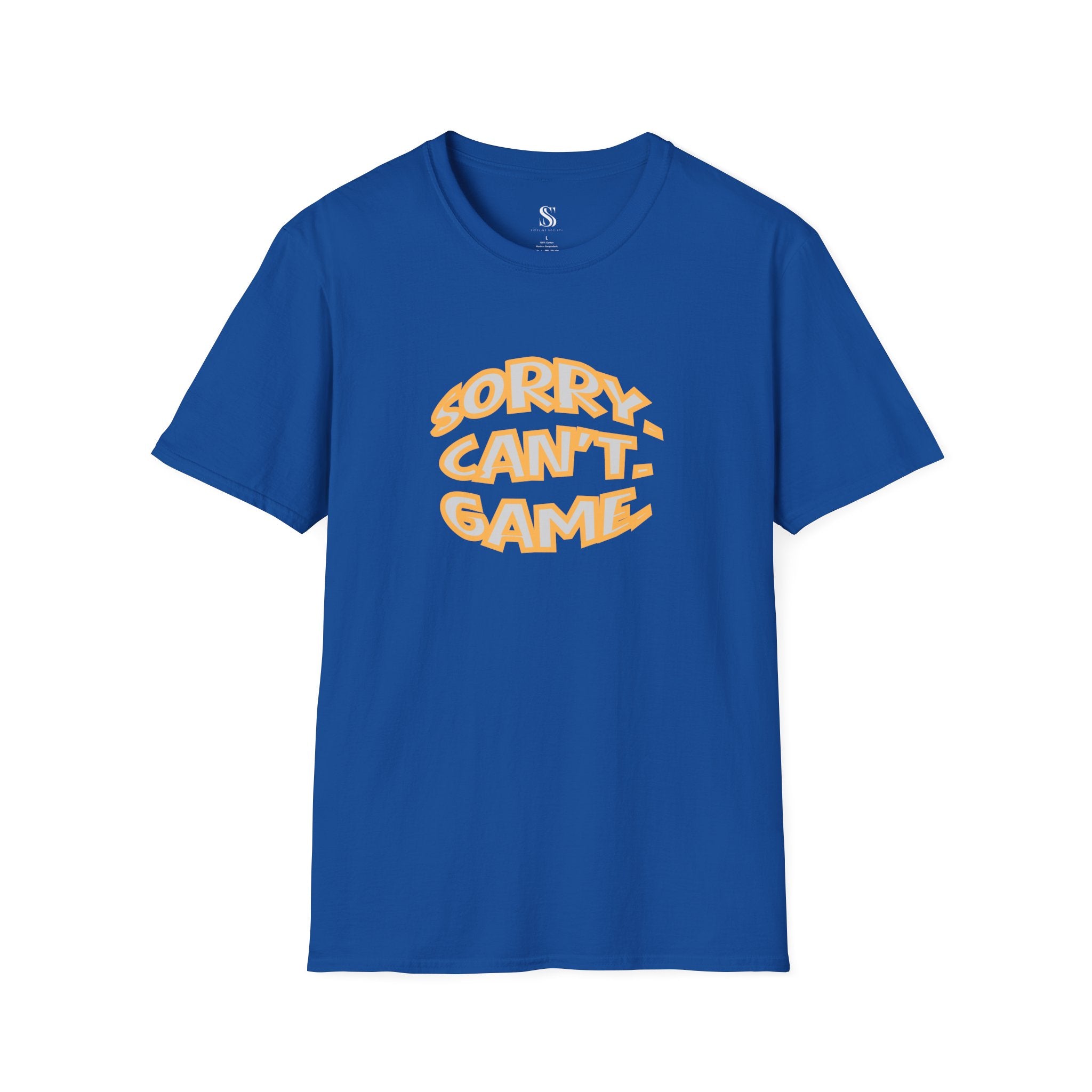 Men's "Sorry. Can't. Game." Retro Tee