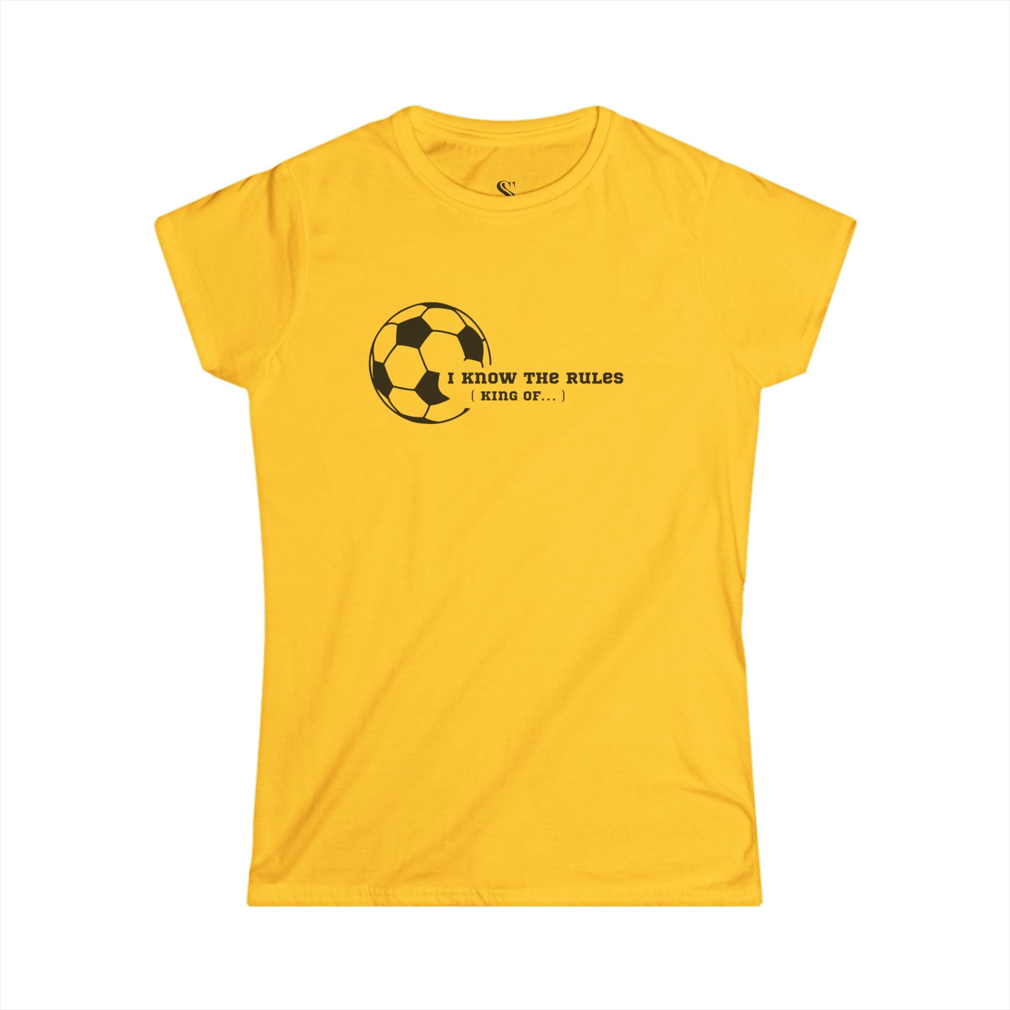 Women’s "I Know the Rules" Soccer Tee