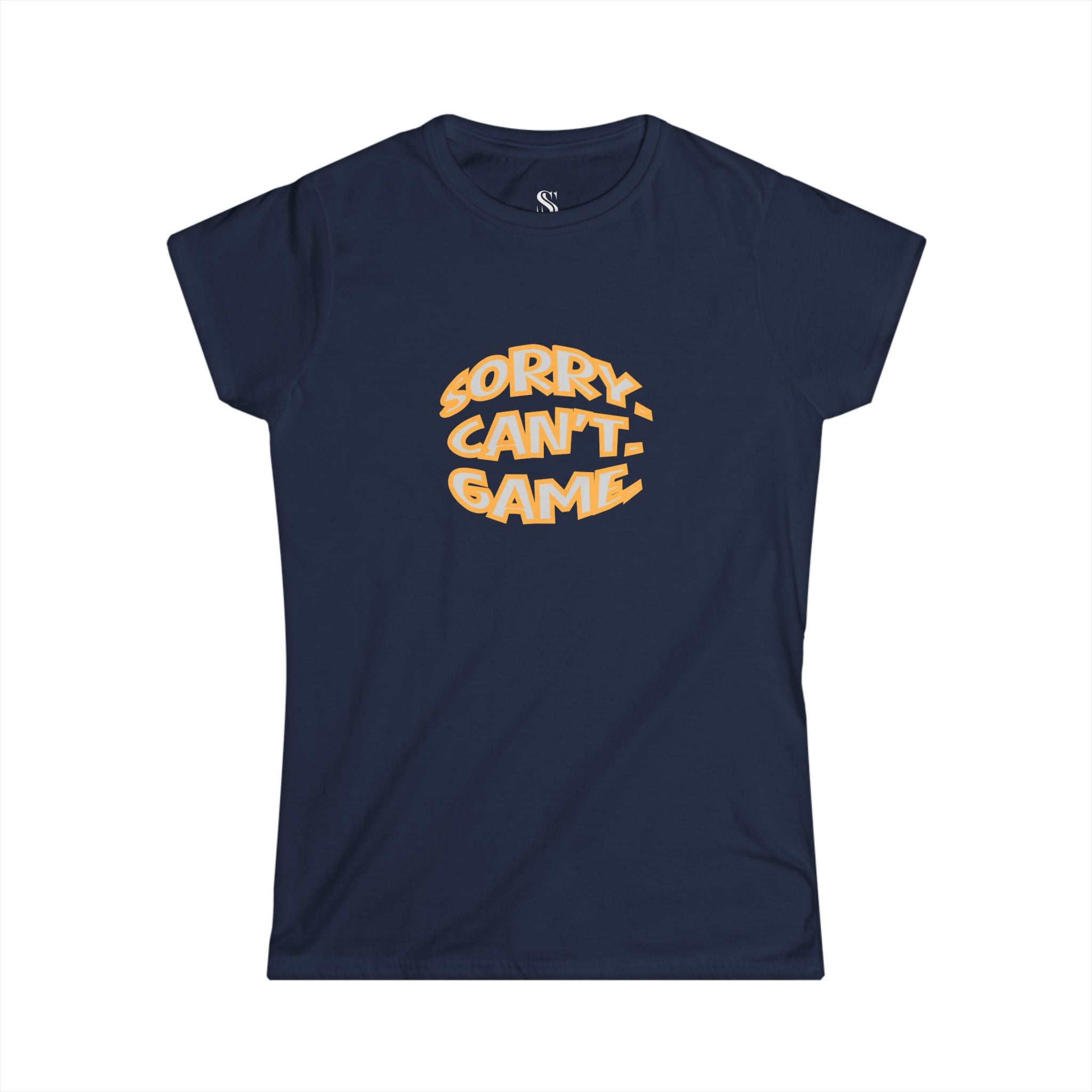 Women's "Sorry. Can't. Game." Retro Tee