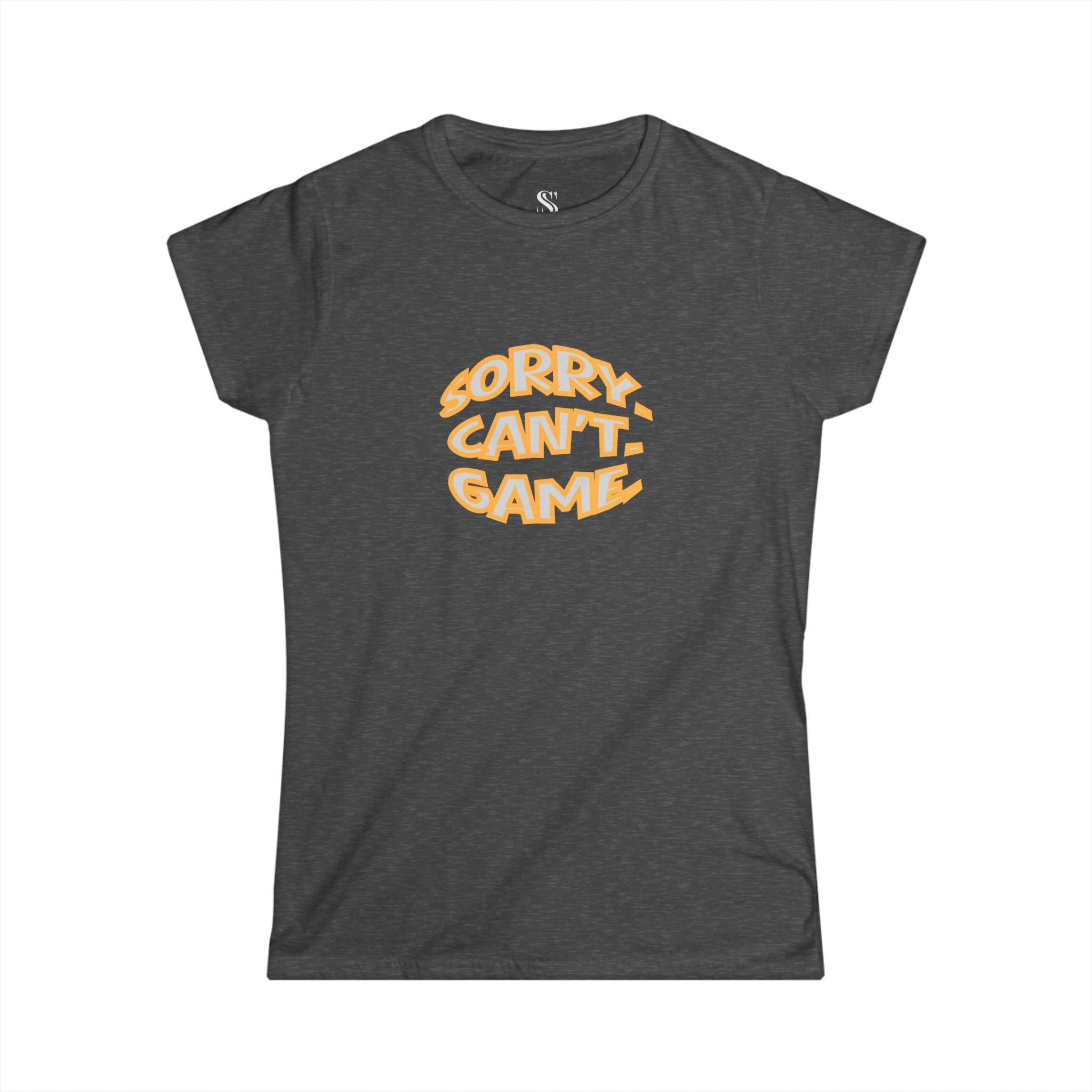 Women's "Sorry. Can't. Game." Retro Tee