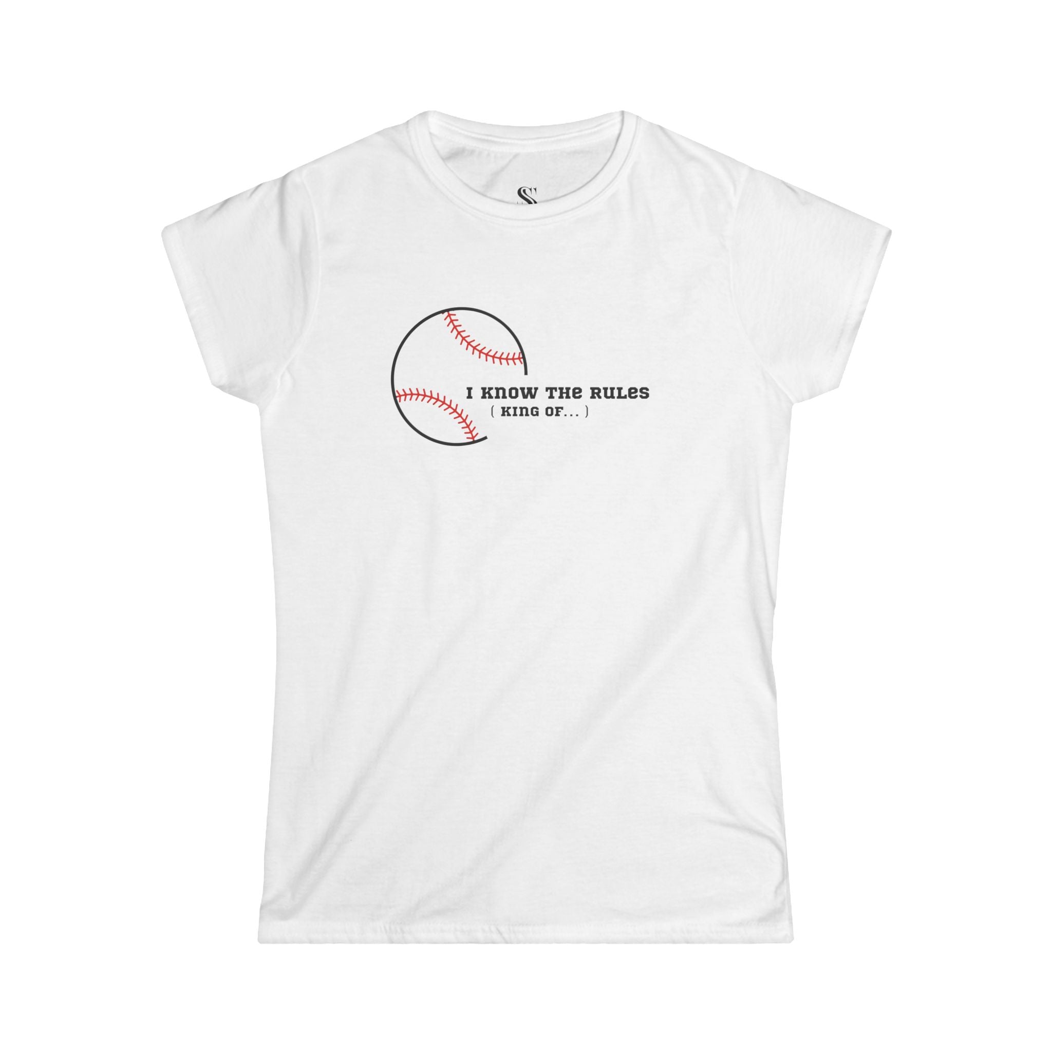 Women’s "I Know the Rules" Baseball Tee