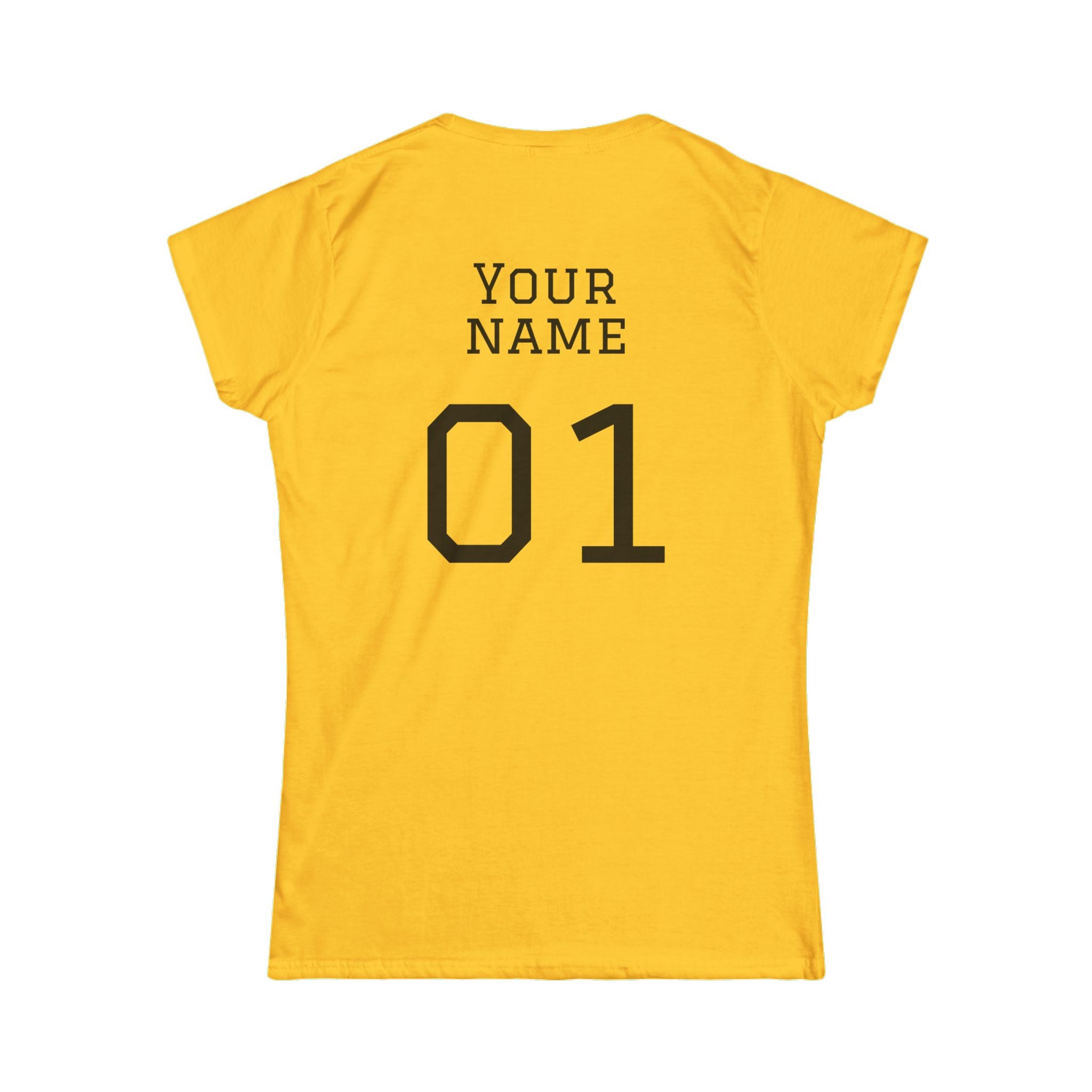 Women's "Sideline Family" Personalized Name & Number Tee
