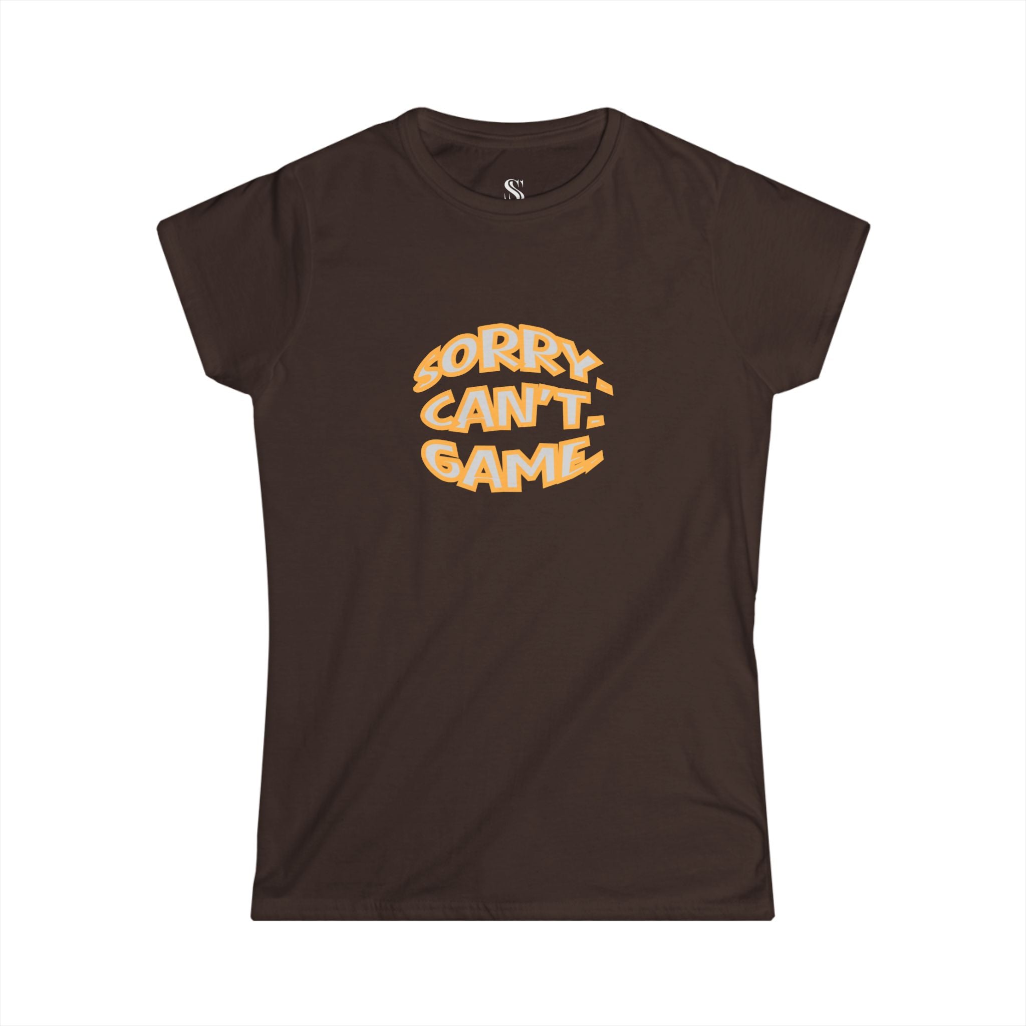 Women's "Sorry. Can't. Game." Retro Tee