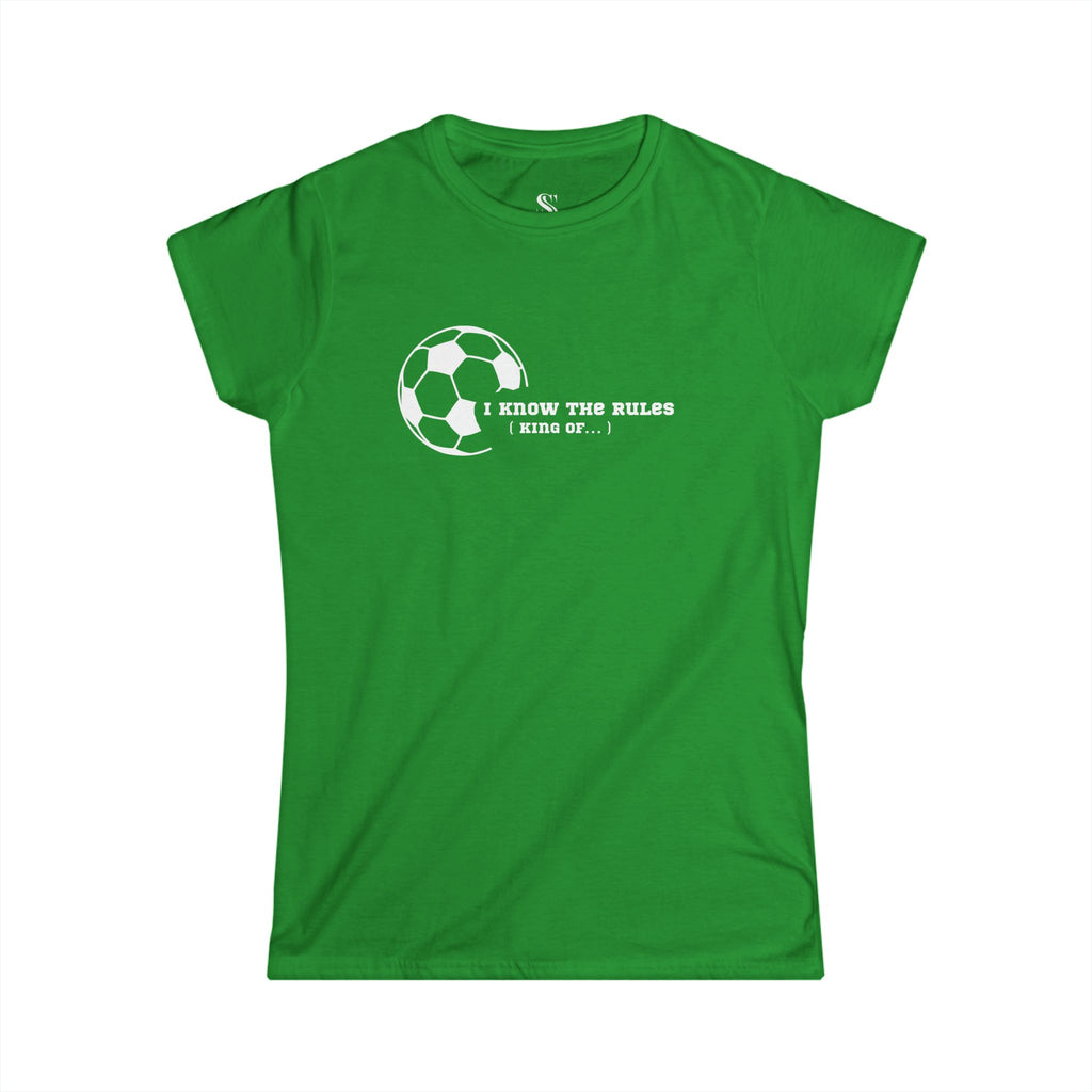 Women’s "I Know the Rules" Soccer Tee
