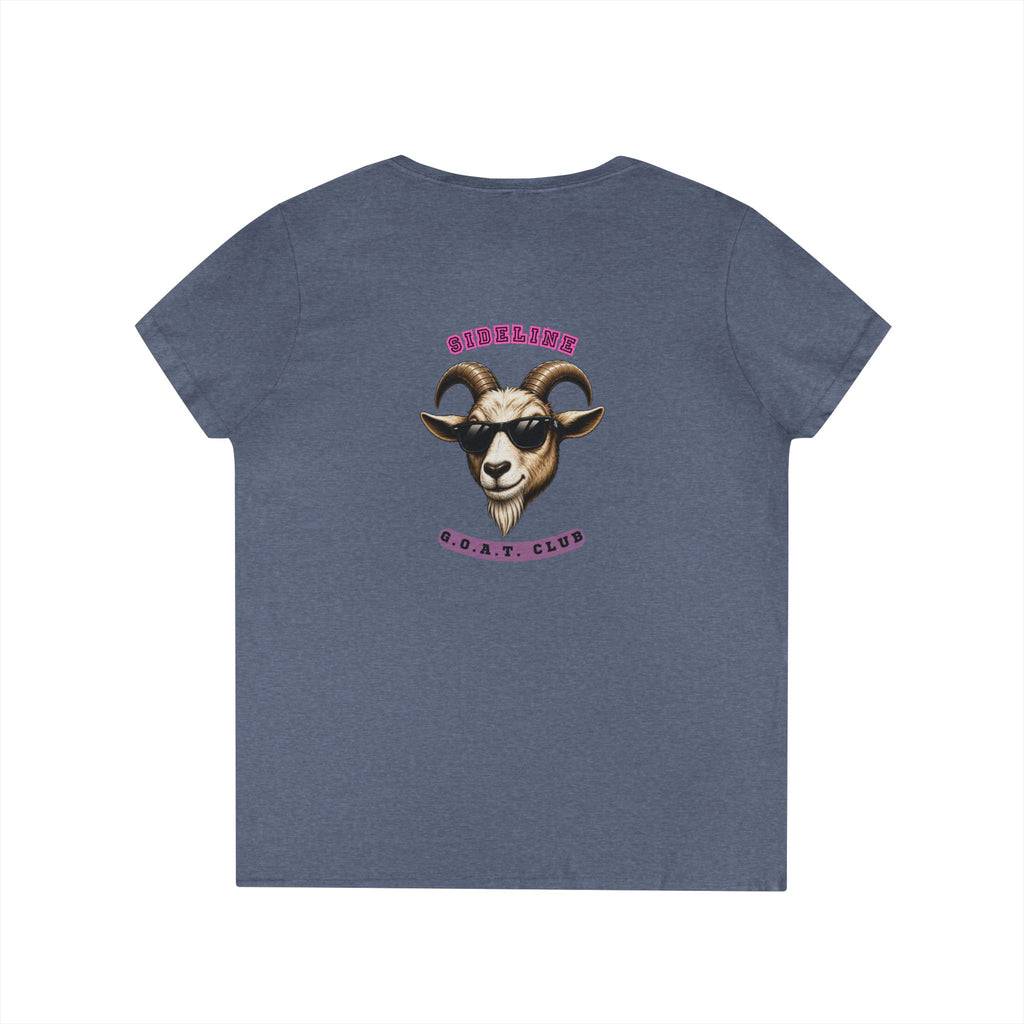 Women's "Sideline G.O.A.T. Club" V-Neck