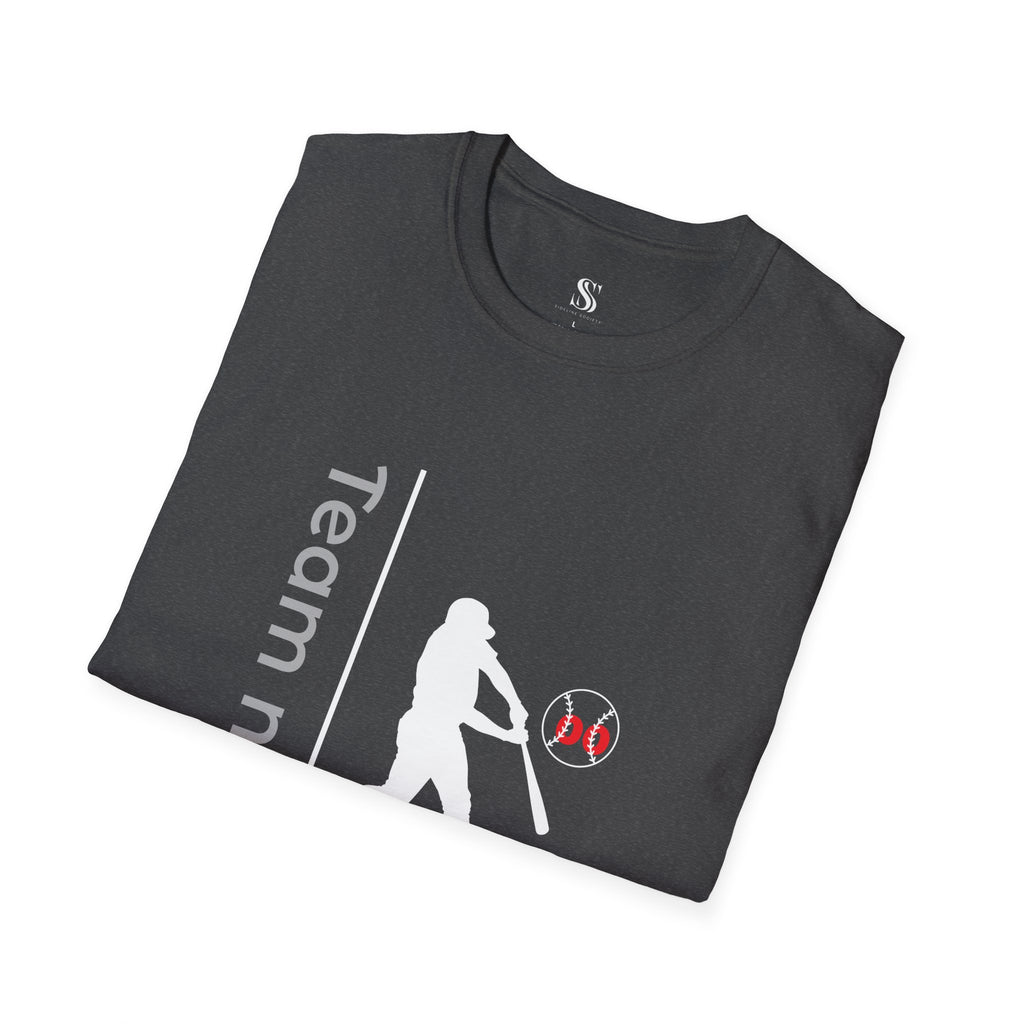 Men's Personalized Baseball Team & Player Name Tee