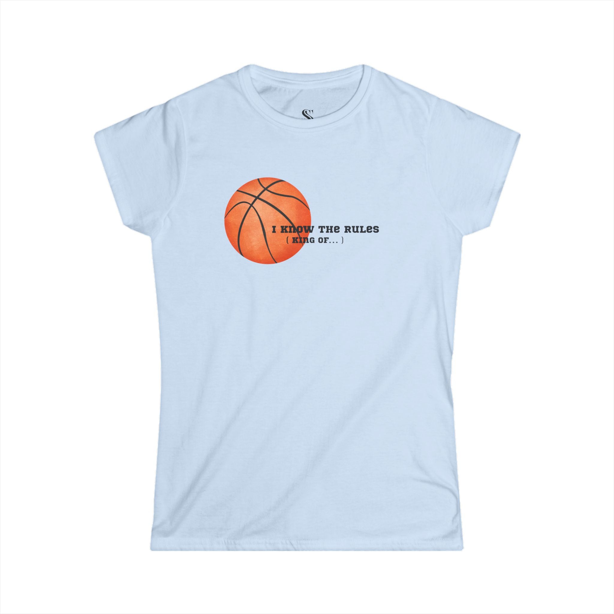 Women's "I Know the Rules" Basketball Tee
