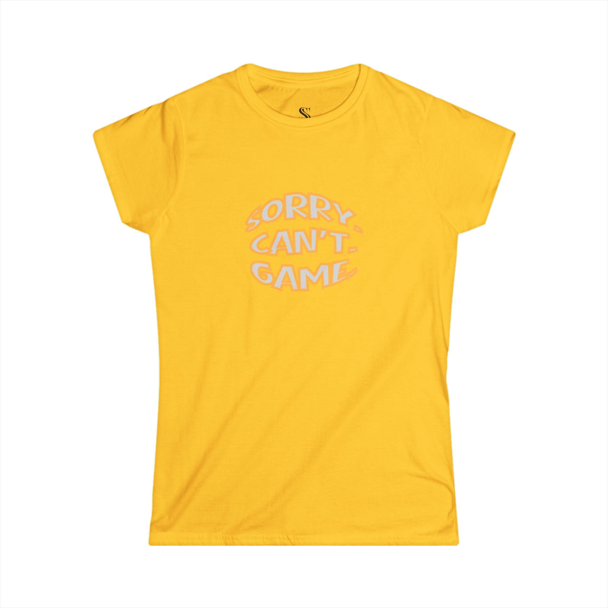 Women's "Sorry. Can't. Game." Retro Tee