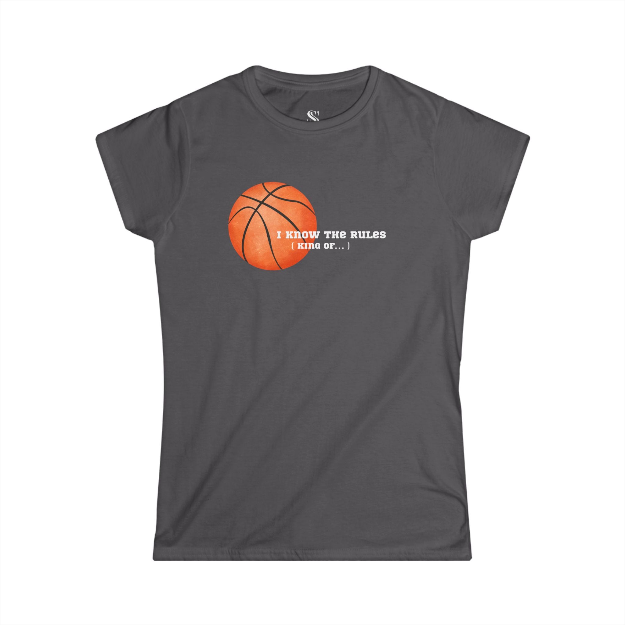 Women's "I Know the Rules" Basketball Tee