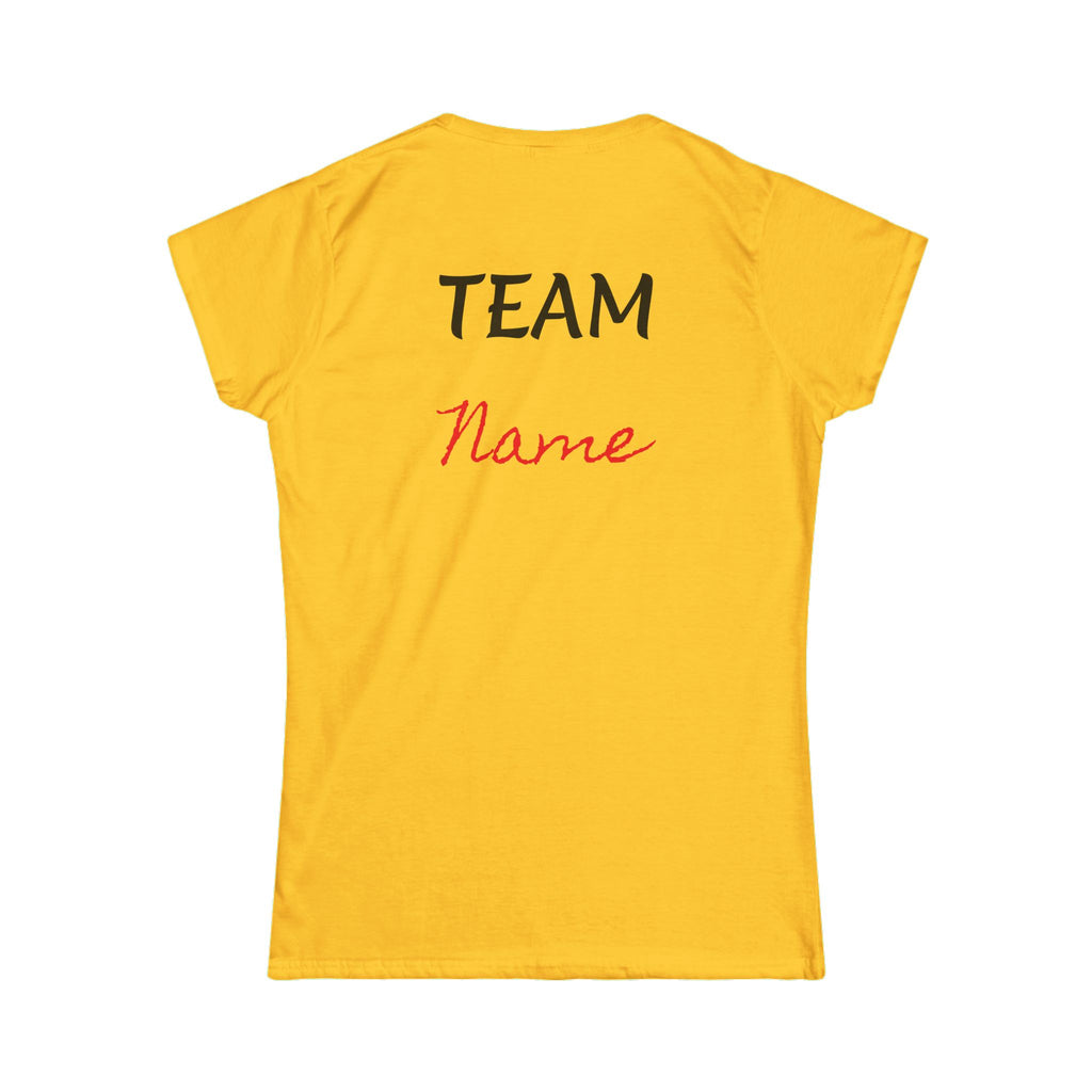Women's Personalized Team "Name" Tee