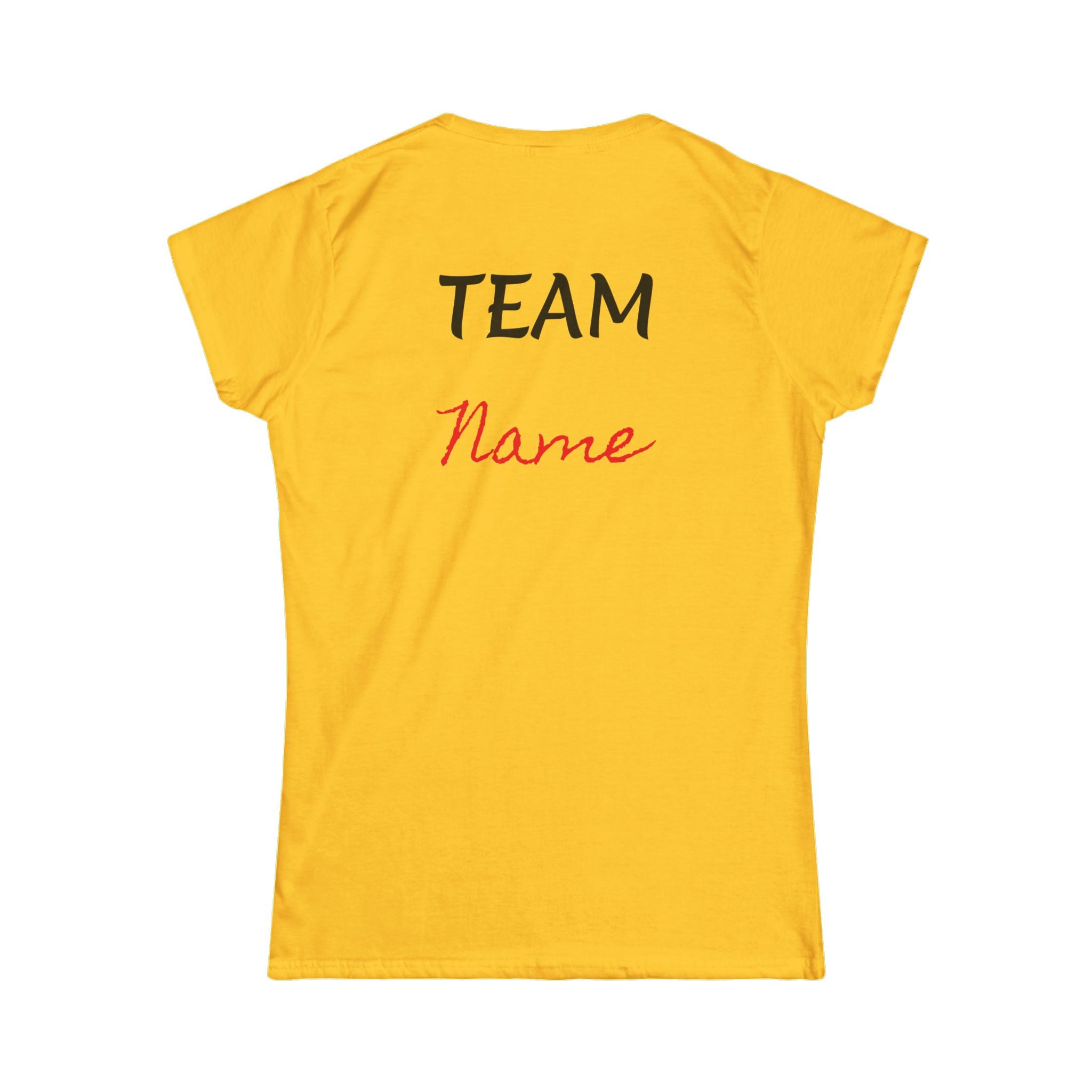 Women's Personalized Team "Name" Tee