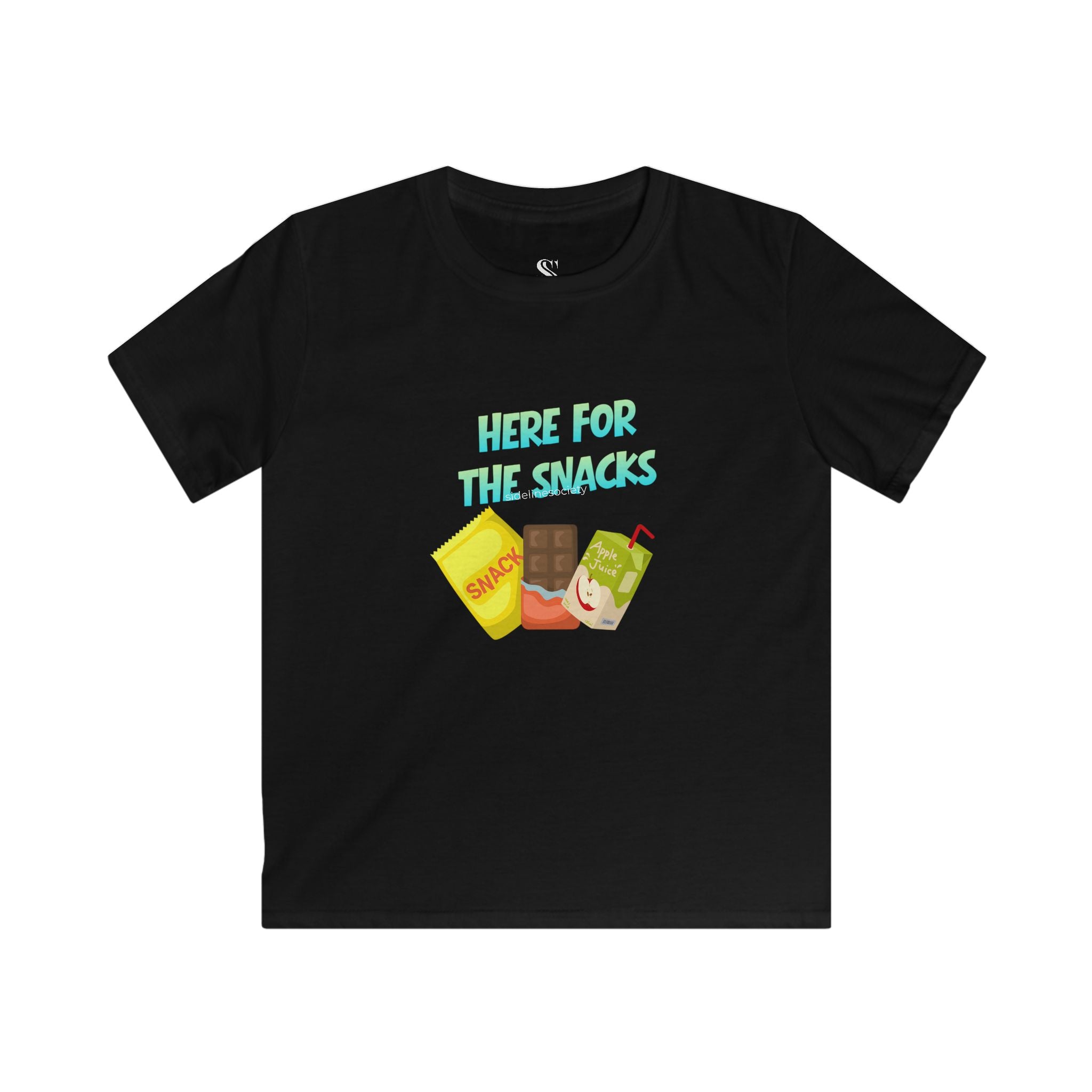 Children's "Here for the Snacks" Graphic Tee