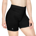 Women's Black Biker Shorts