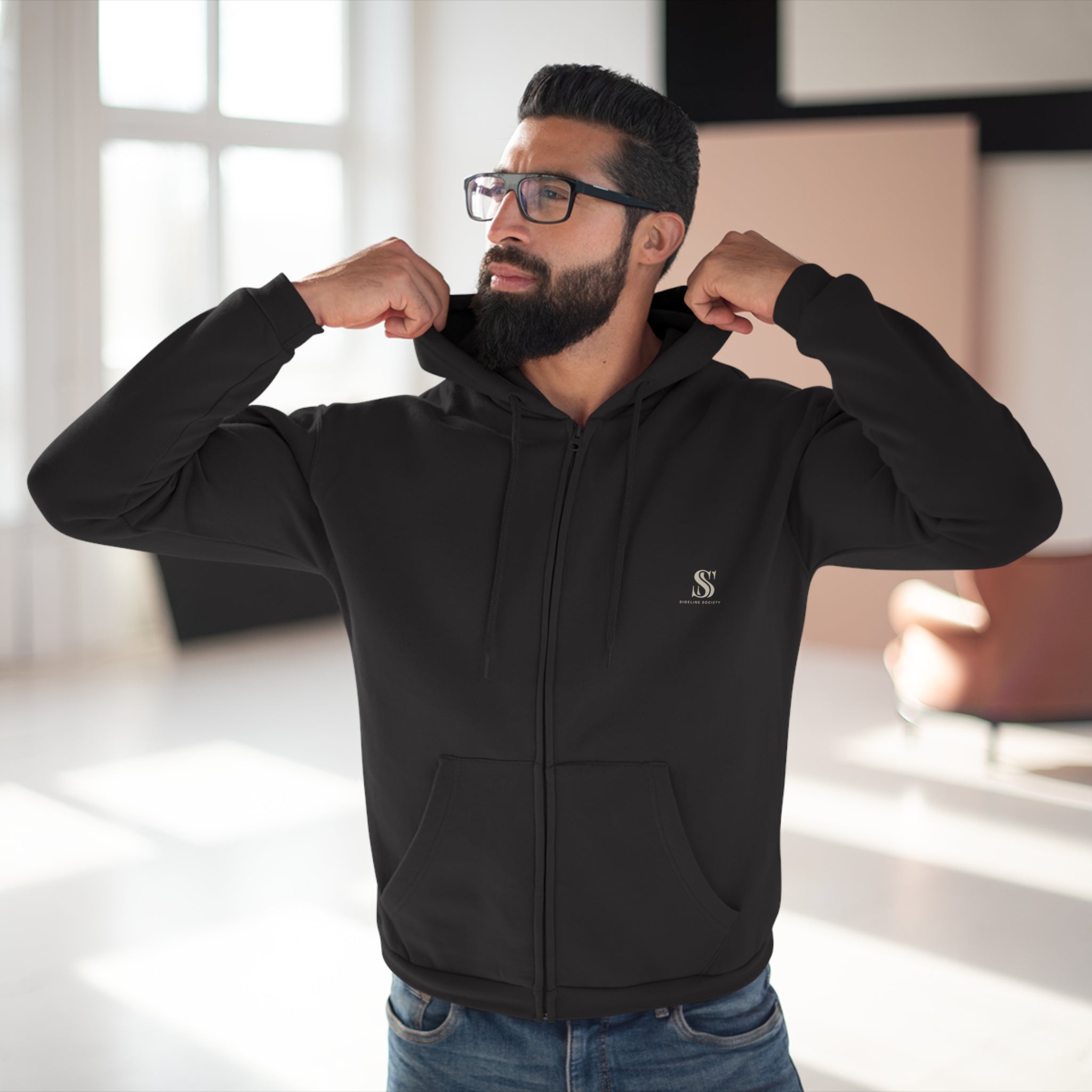 Men's USA Stadium Hooded Zip Sweatshirt