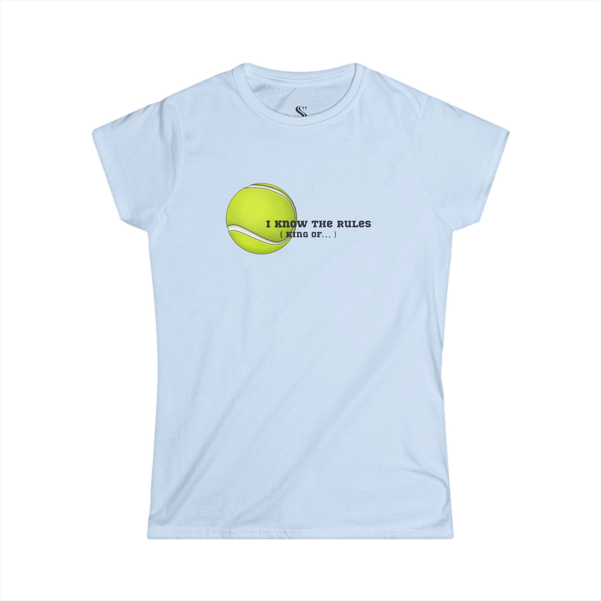 Women's "I Know the Rules" Tennis Tee