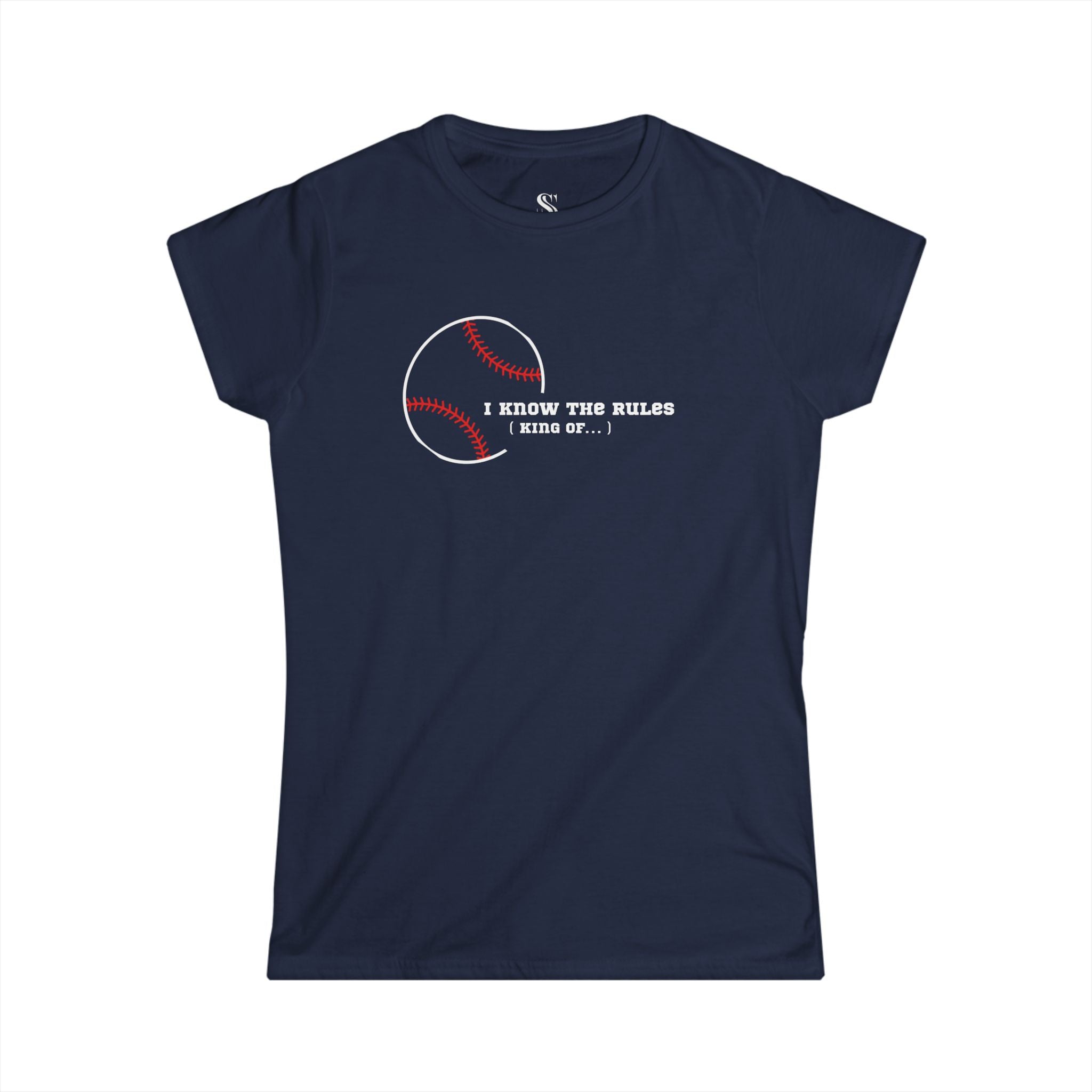 Women’s "I Know the Rules" Baseball Tee