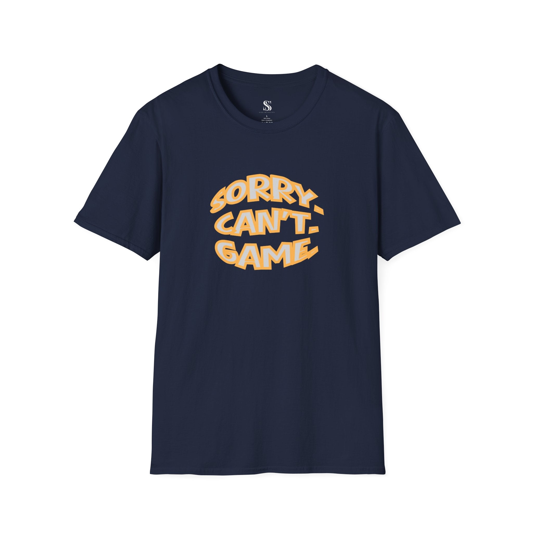 Men's "Sorry. Can't. Game." Retro Tee