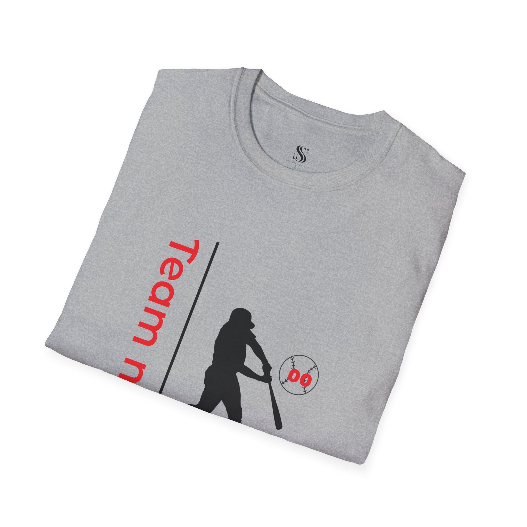 Men's Personalized Baseball Team & Player Name Tee