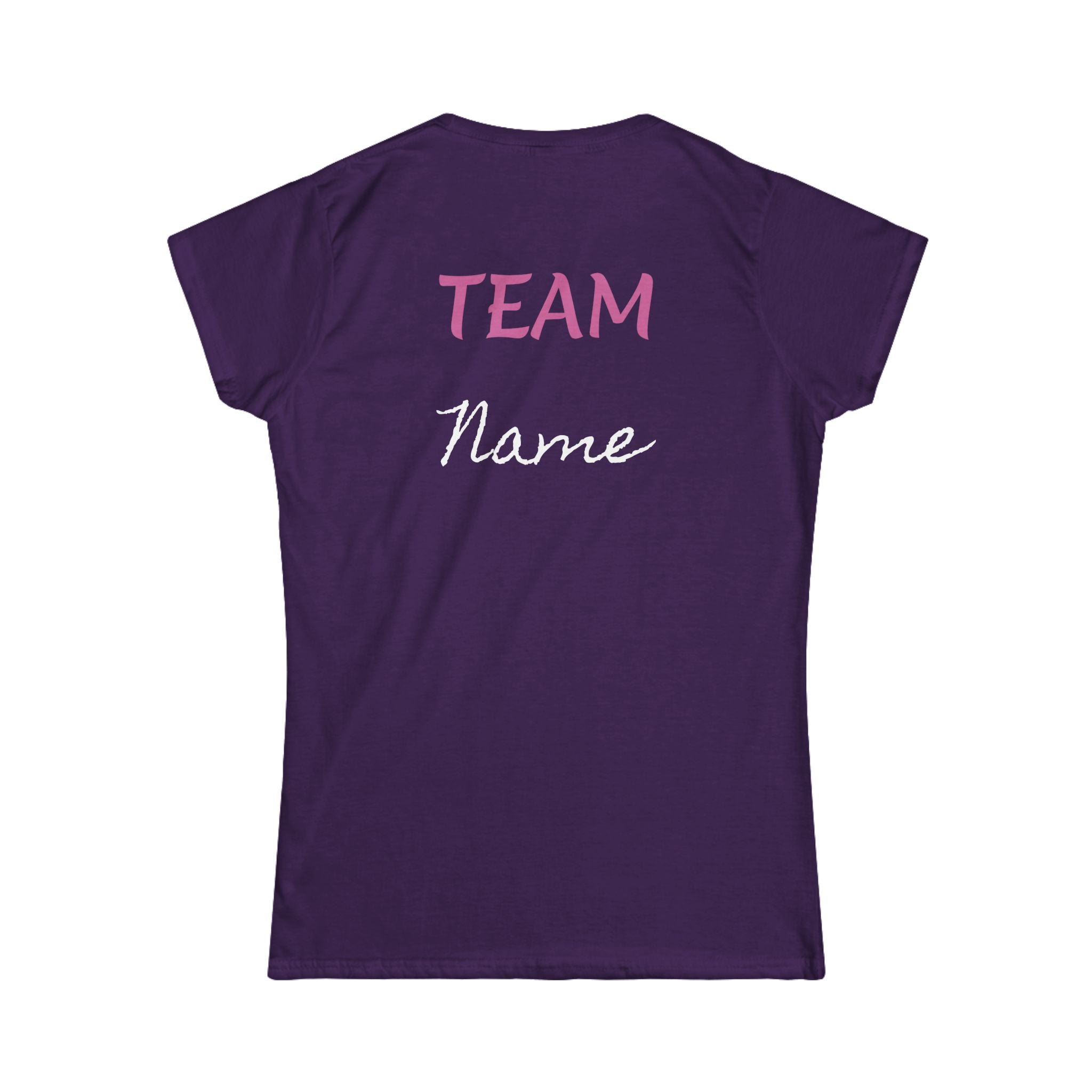 Women's Personalized Team "Name" Tee