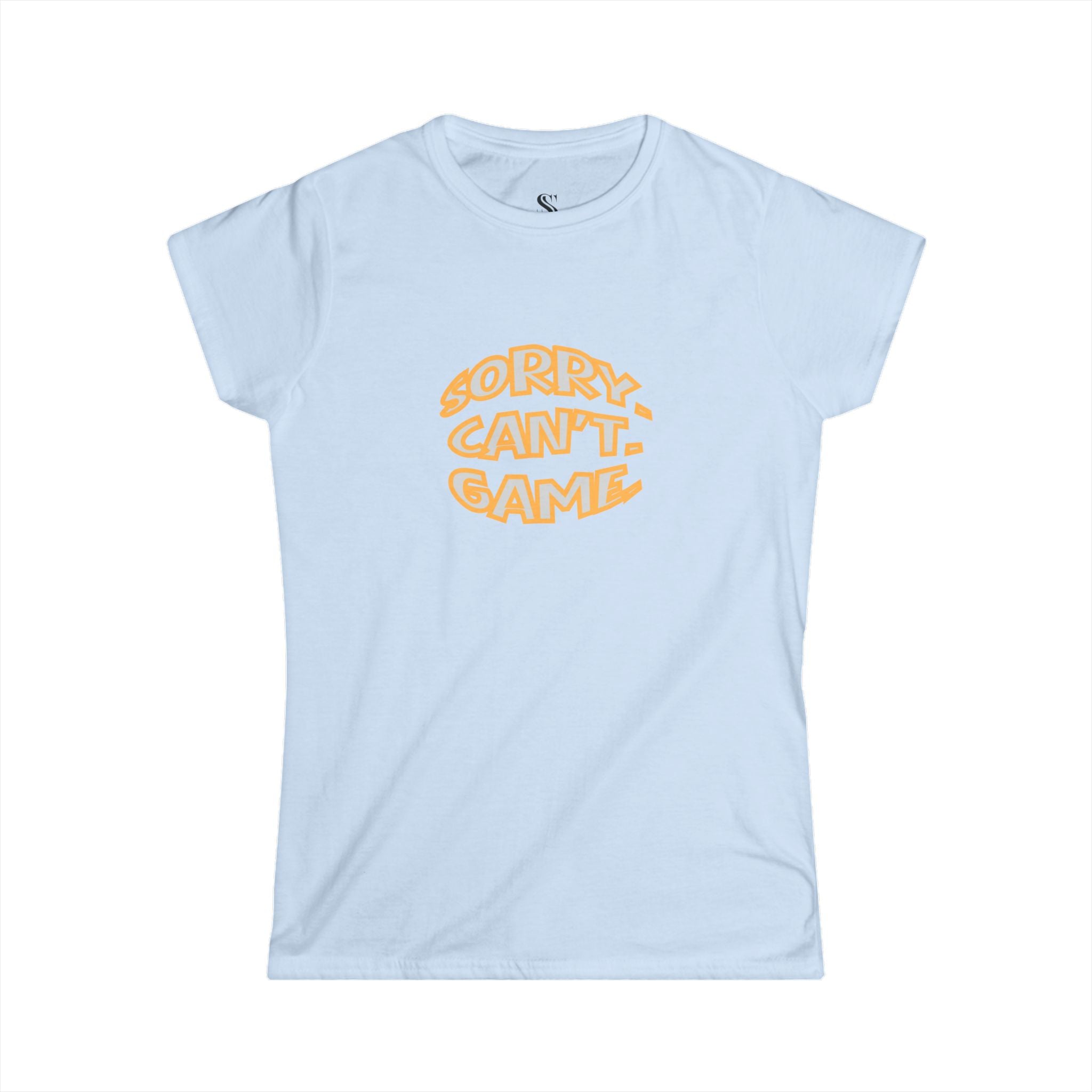 Women's "Sorry. Can't. Game." Retro Tee