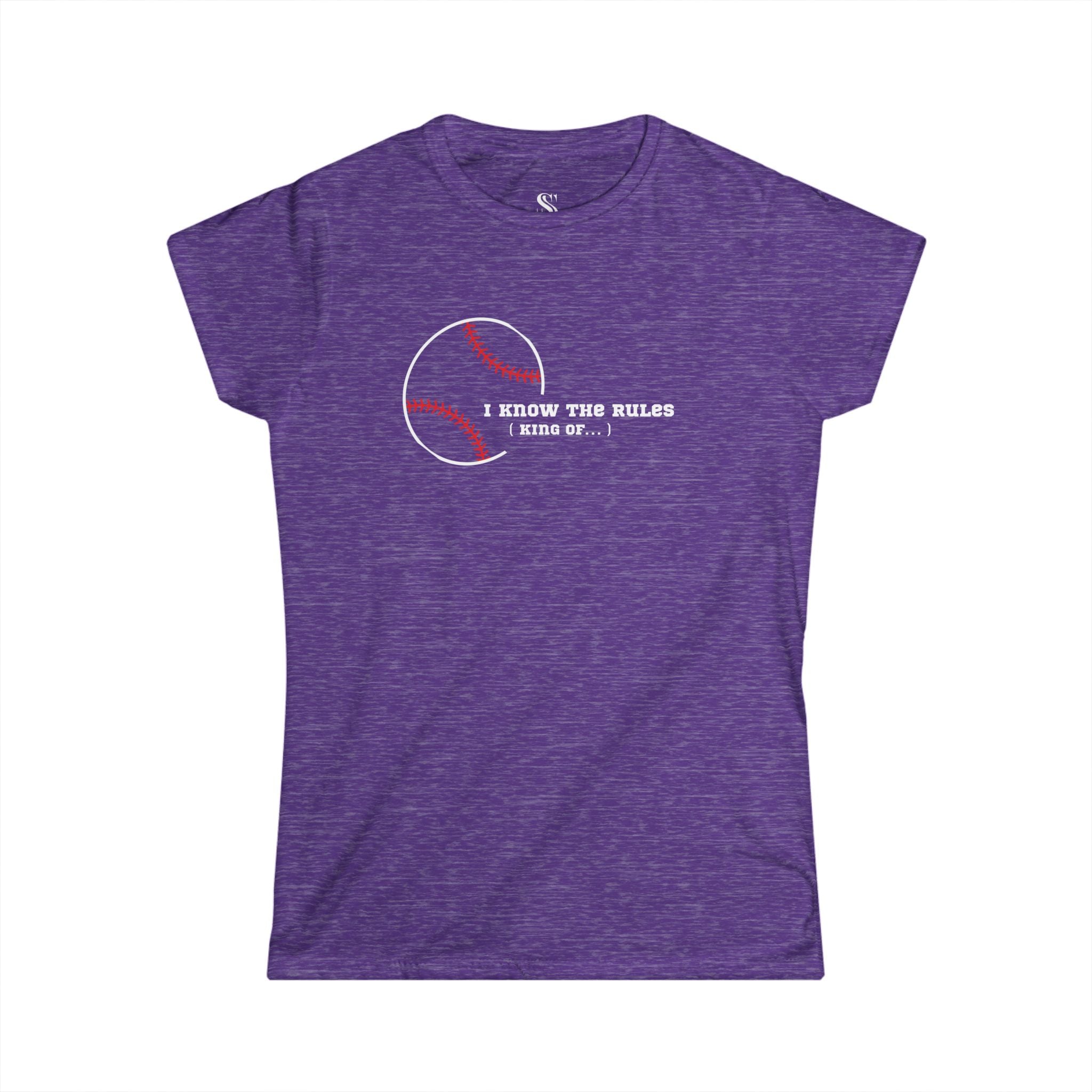 Women’s "I Know the Rules" Baseball Tee