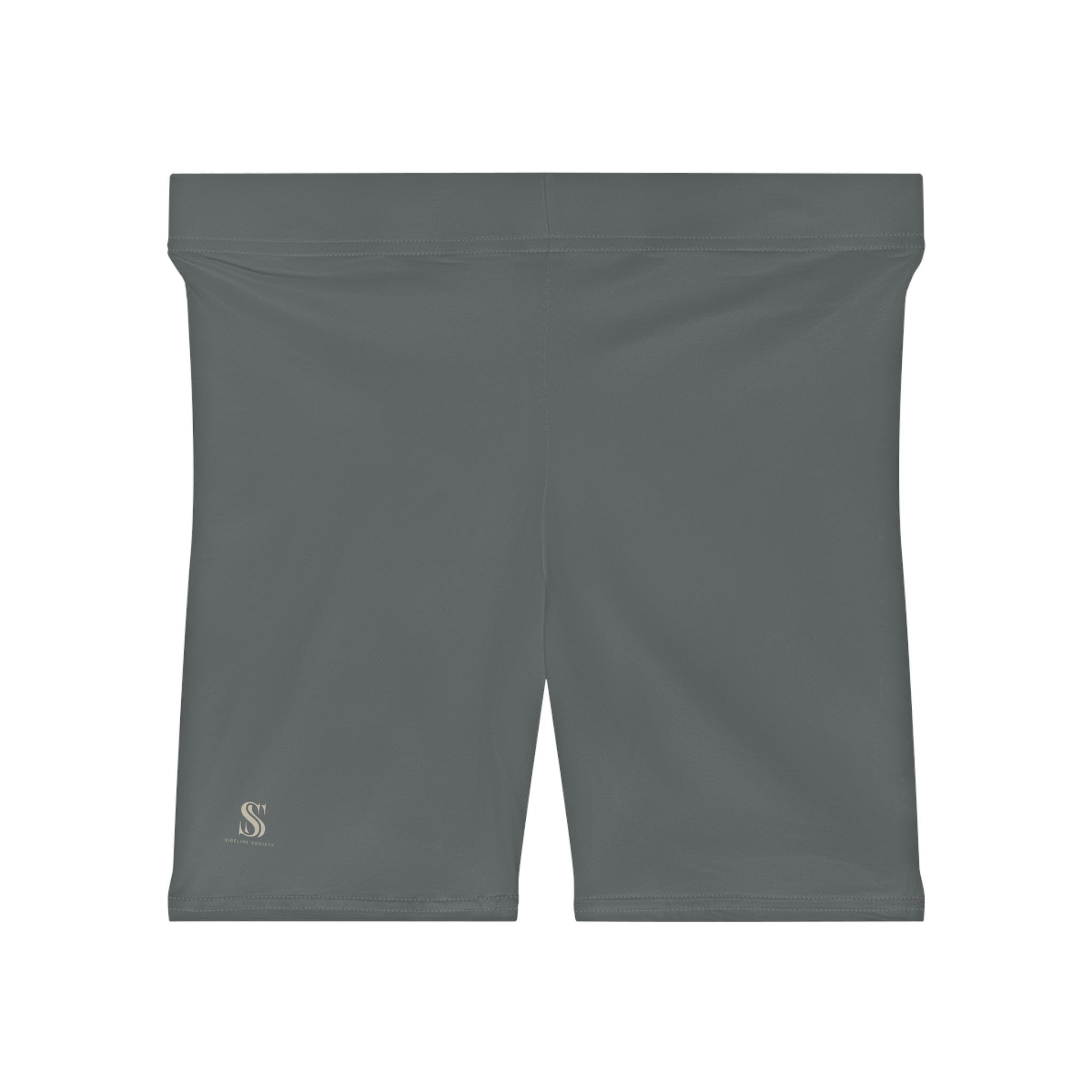 Women's Grey Biker Shorts