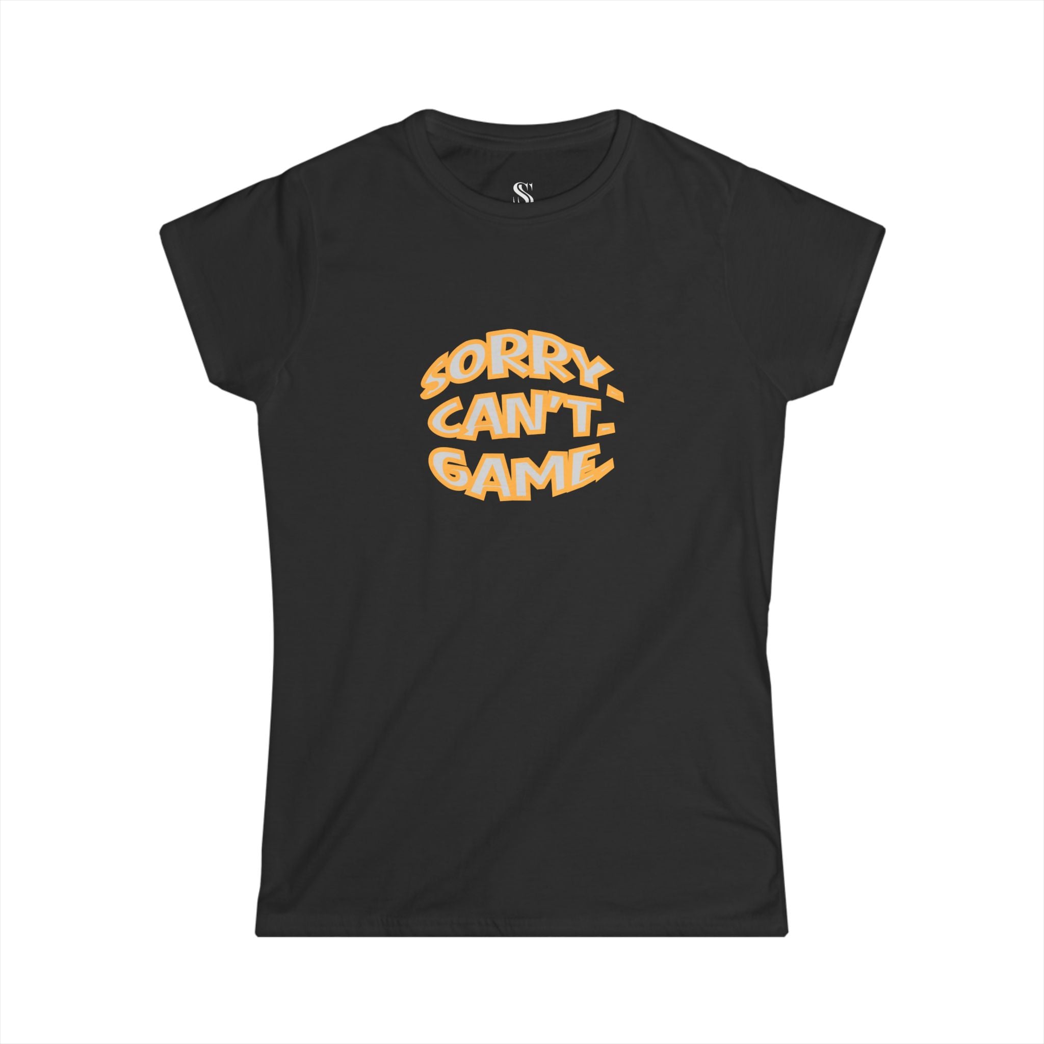 Women's "Sorry. Can't. Game." Retro Tee