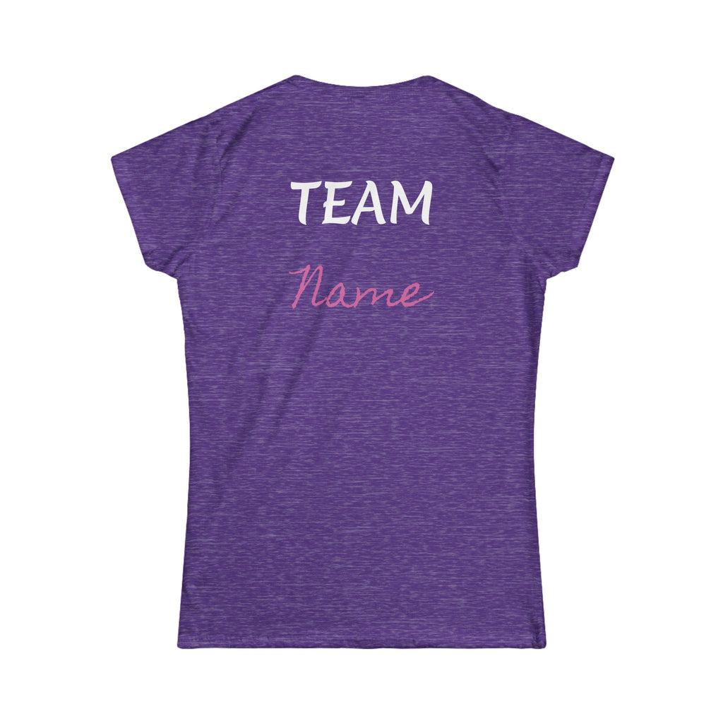 Women's Personalized Team "Name" Tee
